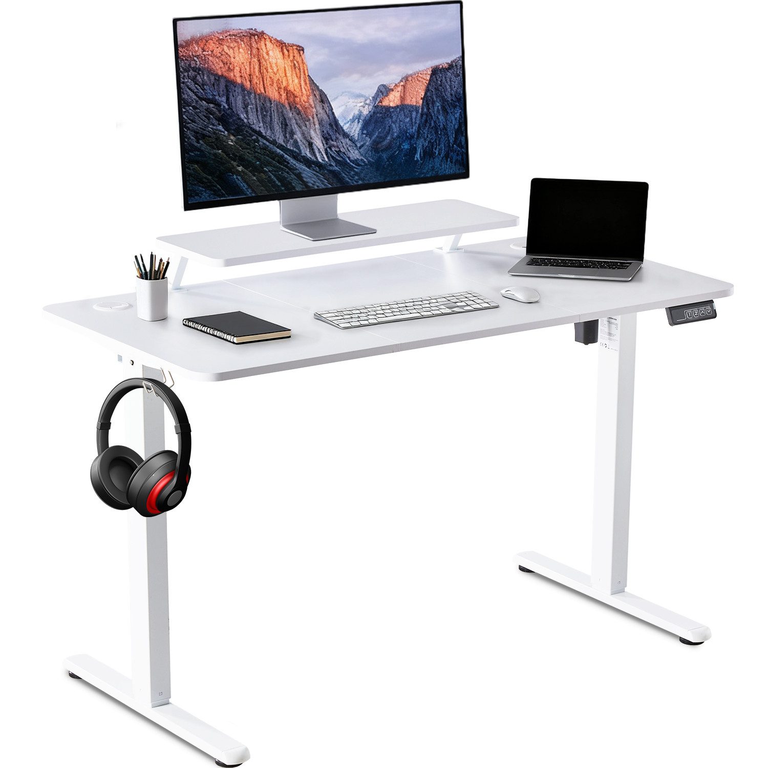 Schreibtisch Elektrischer Höhenverstellbar Computertisch, Standing desk,Office Desk