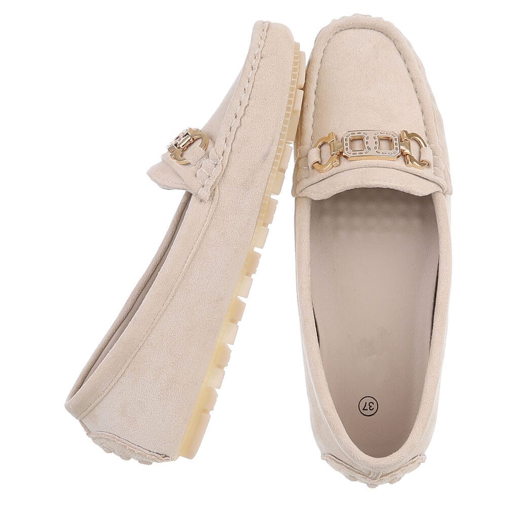 Ital-Design Eleganter Mokassin für Damen mit Verschluss-Details Slipper (91 günstig online kaufen