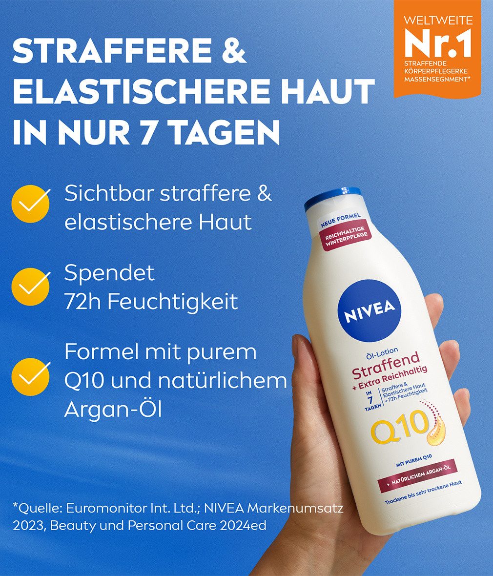 Nivea Bodylotion 2er Set Reichhaltige Pflege Q10 2 x 250 ml, 2-tlg.
