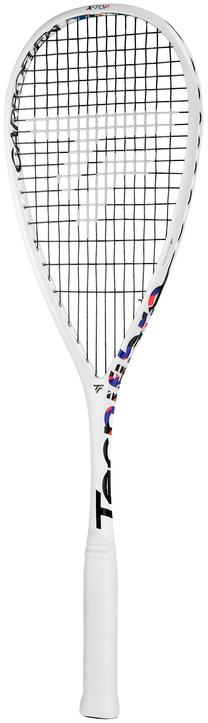 Tecnifibre Squashschläger Carboflex 130 X-Top V2 130g/kopflastig 2024 weiss - besaitet