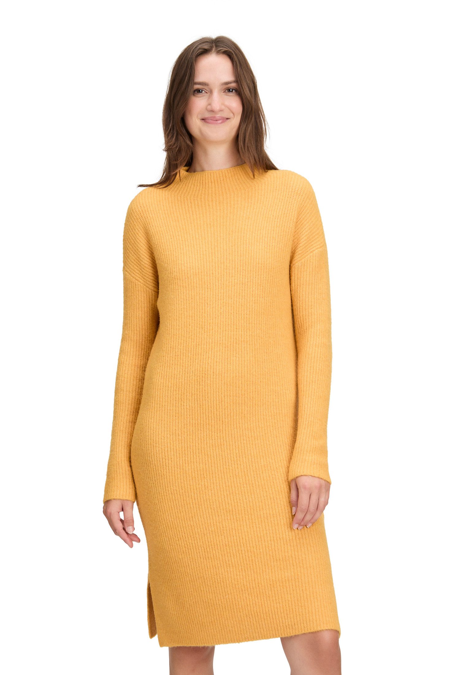 Cartoon Strickkleid Damen Strickkleid mit Stehkragen günstig online kaufen