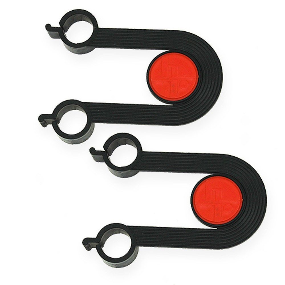 ROCHOLZ Blumenständer Ersatz-Halterung für Kräuselbandabroller Set Klemmbügel, 2 Stück