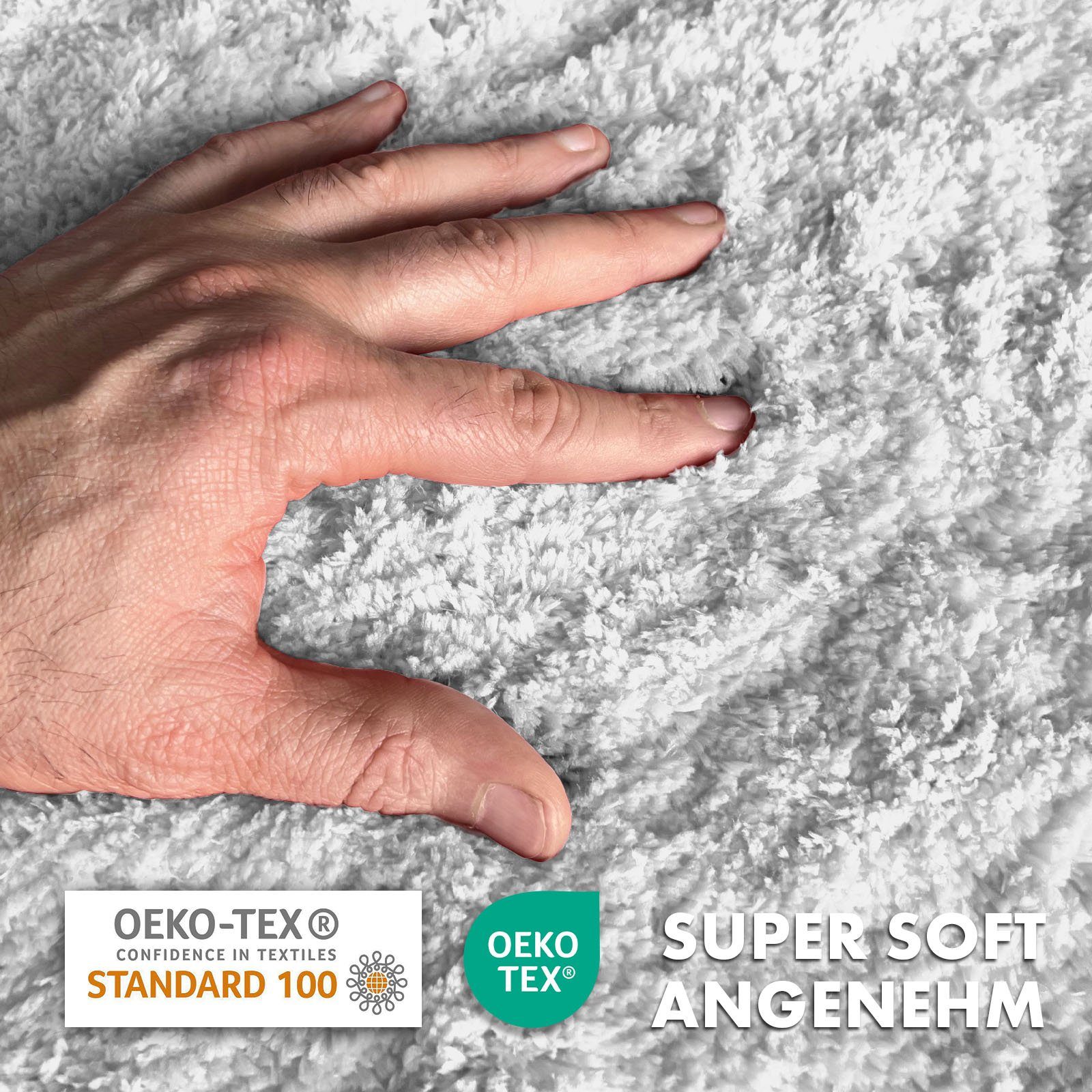 Floordirekt Badematte Sky, rutschhemmend, Pflegeleicht, Polyester, günstig online kaufen