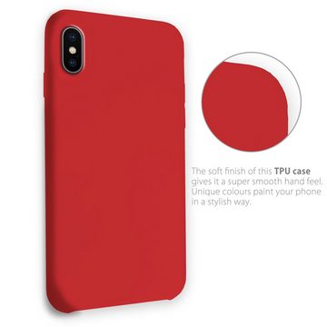 MyGadget Handyhülle Hardcase Hülle für Apple iPhone Xs Max, Schutzhülle Case mit Soft Touch Silikon Finish Cover Stoßfest