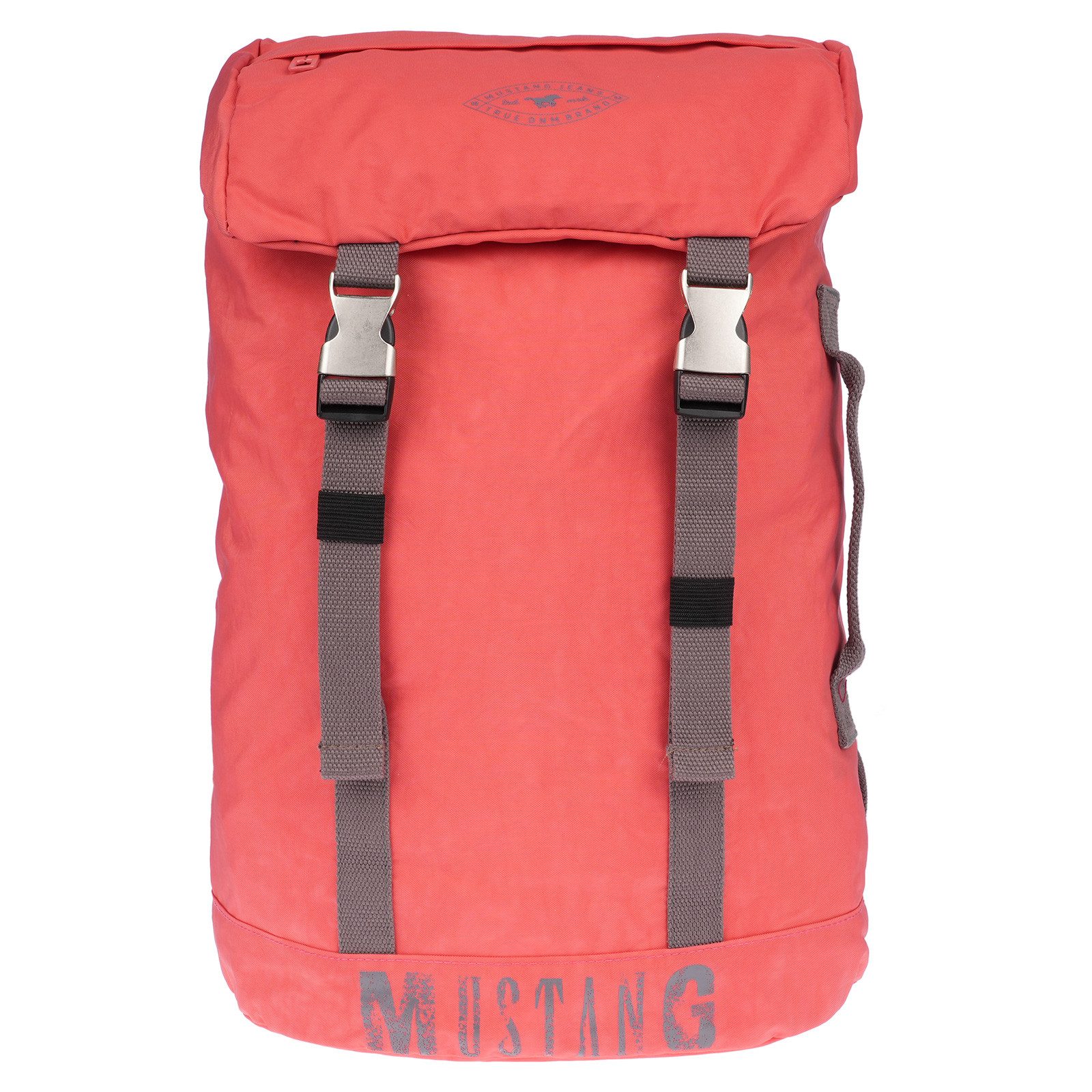 MUSTANG Rucksack Großer Mustang Tivoli Ruckasack Schule Herren Damen Pink, Tragegriff