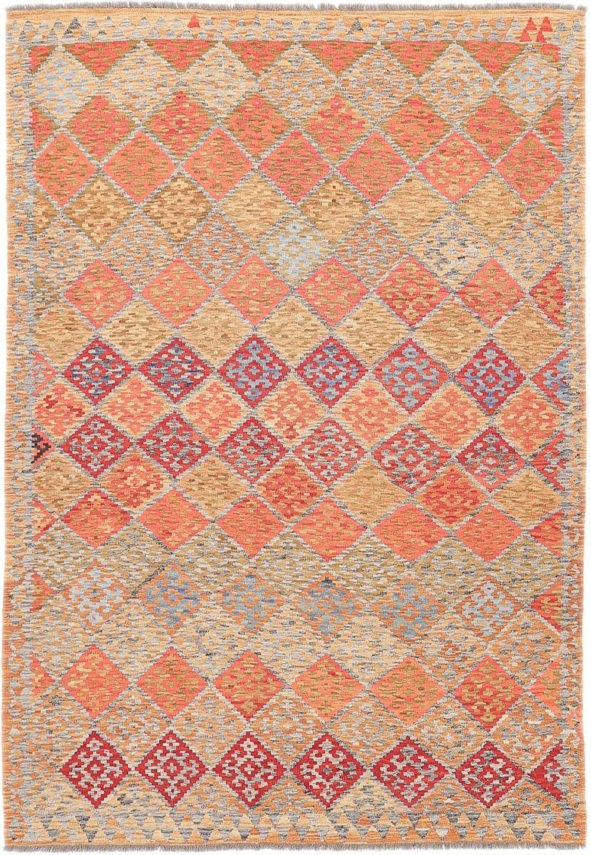 Orientteppich Kelim Afghan Heritage 204x293 Handgewebter Moderner Orientteppich, Nain Trading, rechteckig, Höhe: 3 mm | Kurzflor-Teppiche