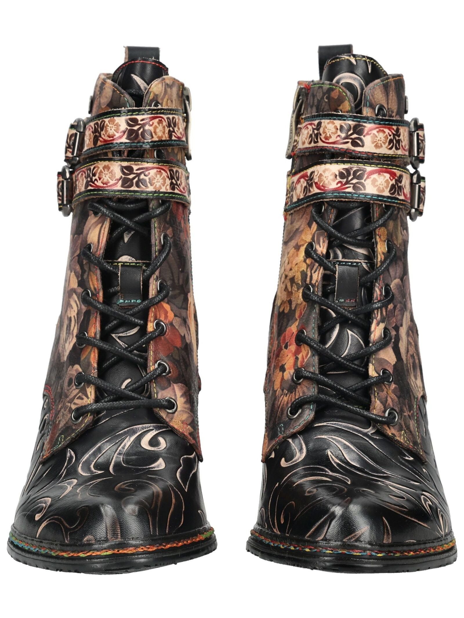 LAURA VITA LAURA VITA Stiefelette Leder/Textil High-Heel-Stiefelette