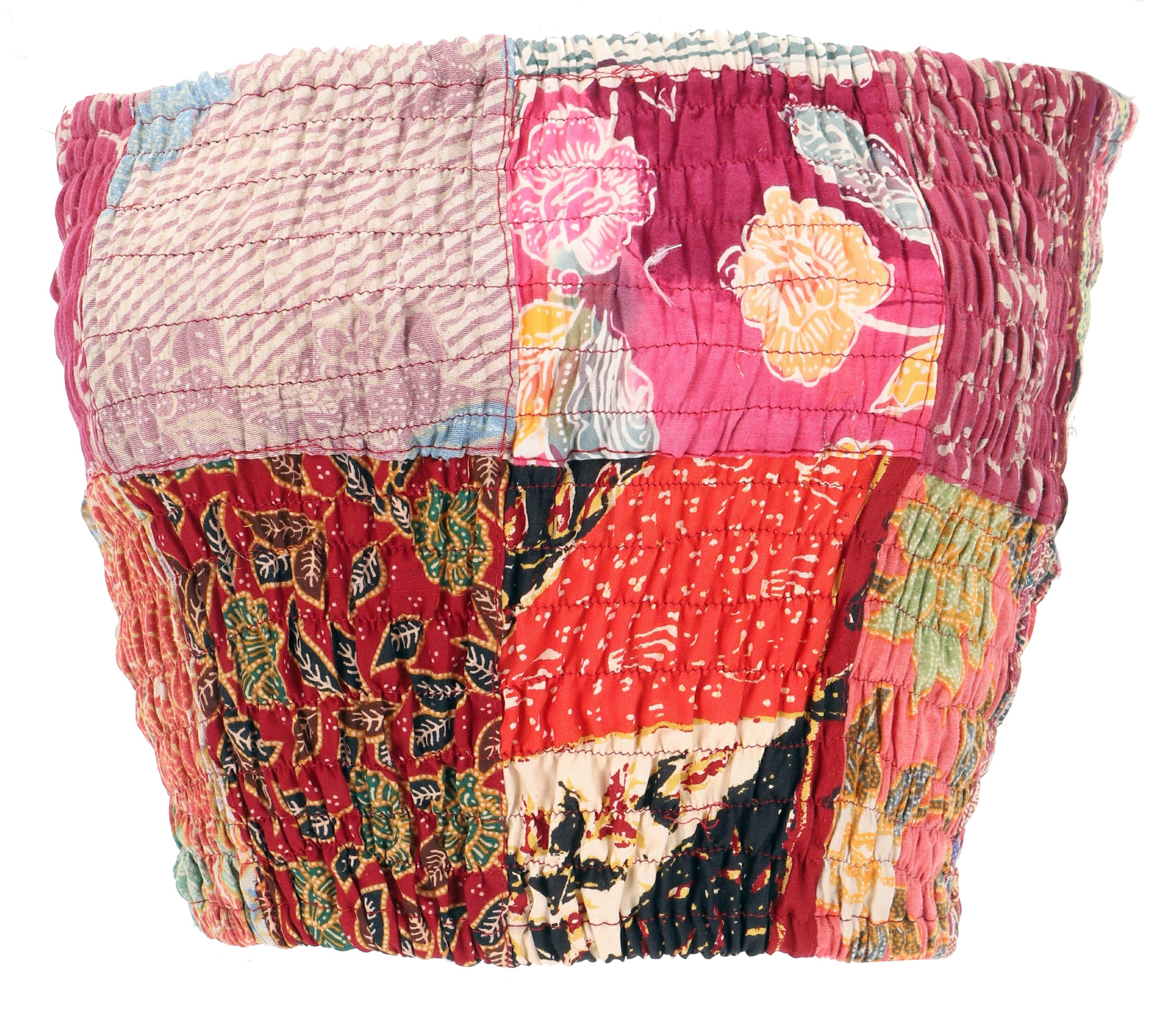 Guru-Shop T-Shirt Boho Patchwork Tube Top, günstig online kaufen