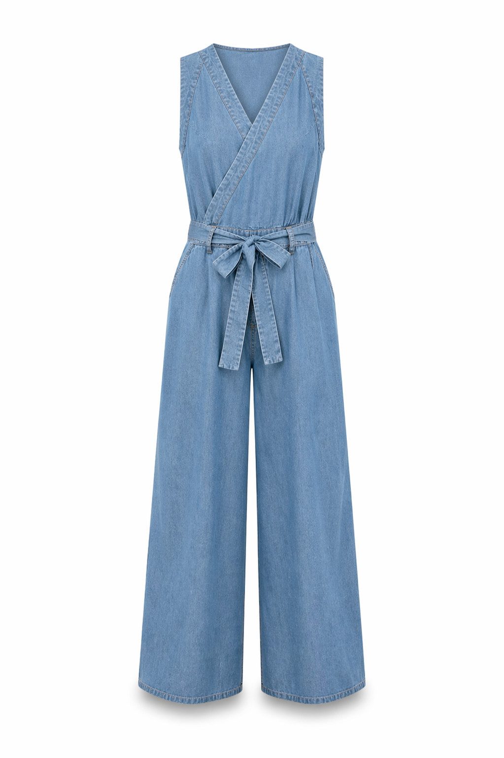 Freeman T. Porter Jumpsuit Chillow Plain Jumpsuit - Denimoverall - Jumpsuit Damen blau - Overall