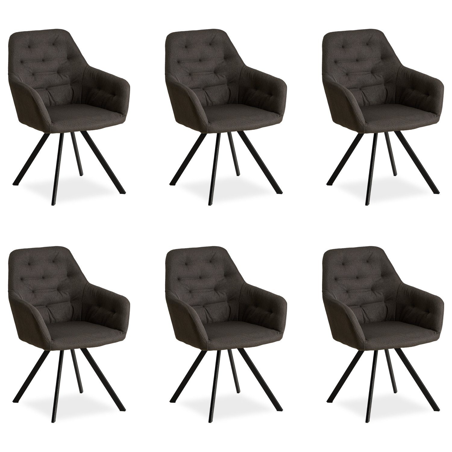 Homestyle4u Polsterstuhl Polstersessel Stühle Küche Esszimmerstuhl günstig online kaufen