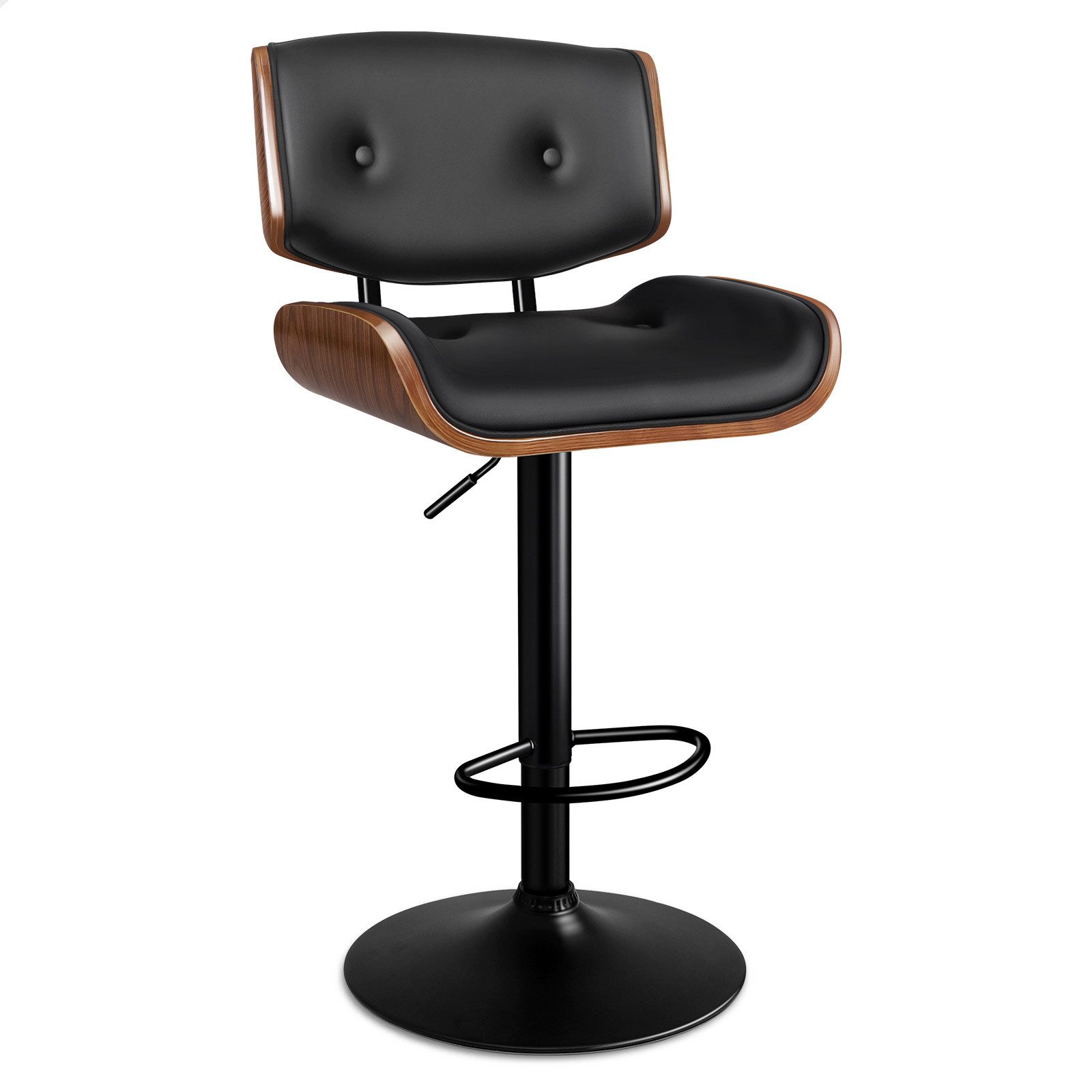 ALFORDSON Barhocker Verstellbarer, Sitzfläche aus geknöpftem PU-Leder (1er- günstig online kaufen