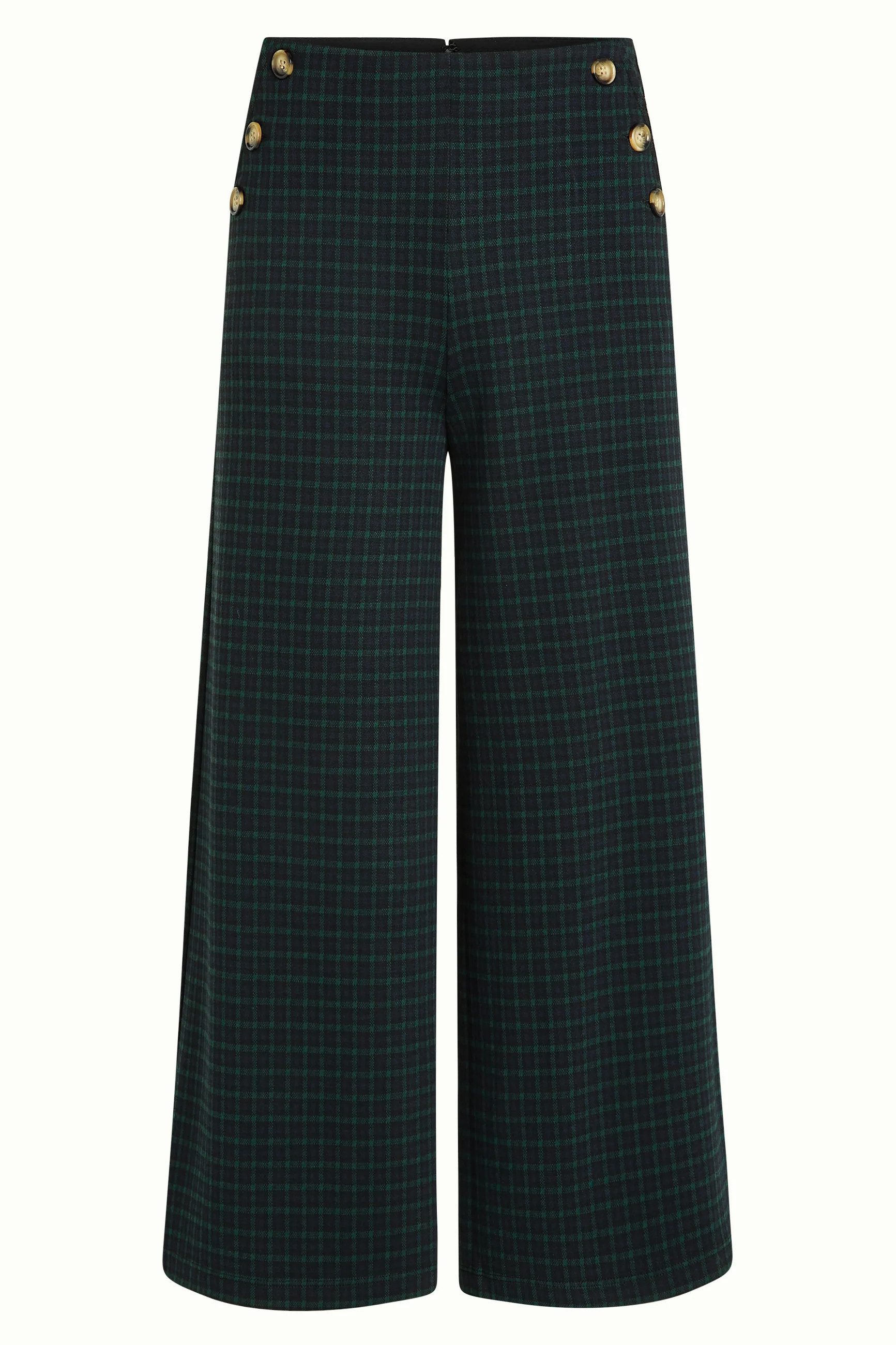 King Louie Culotte Pia Culotte Reyna Check - elegante Culotte mit Karomuster
