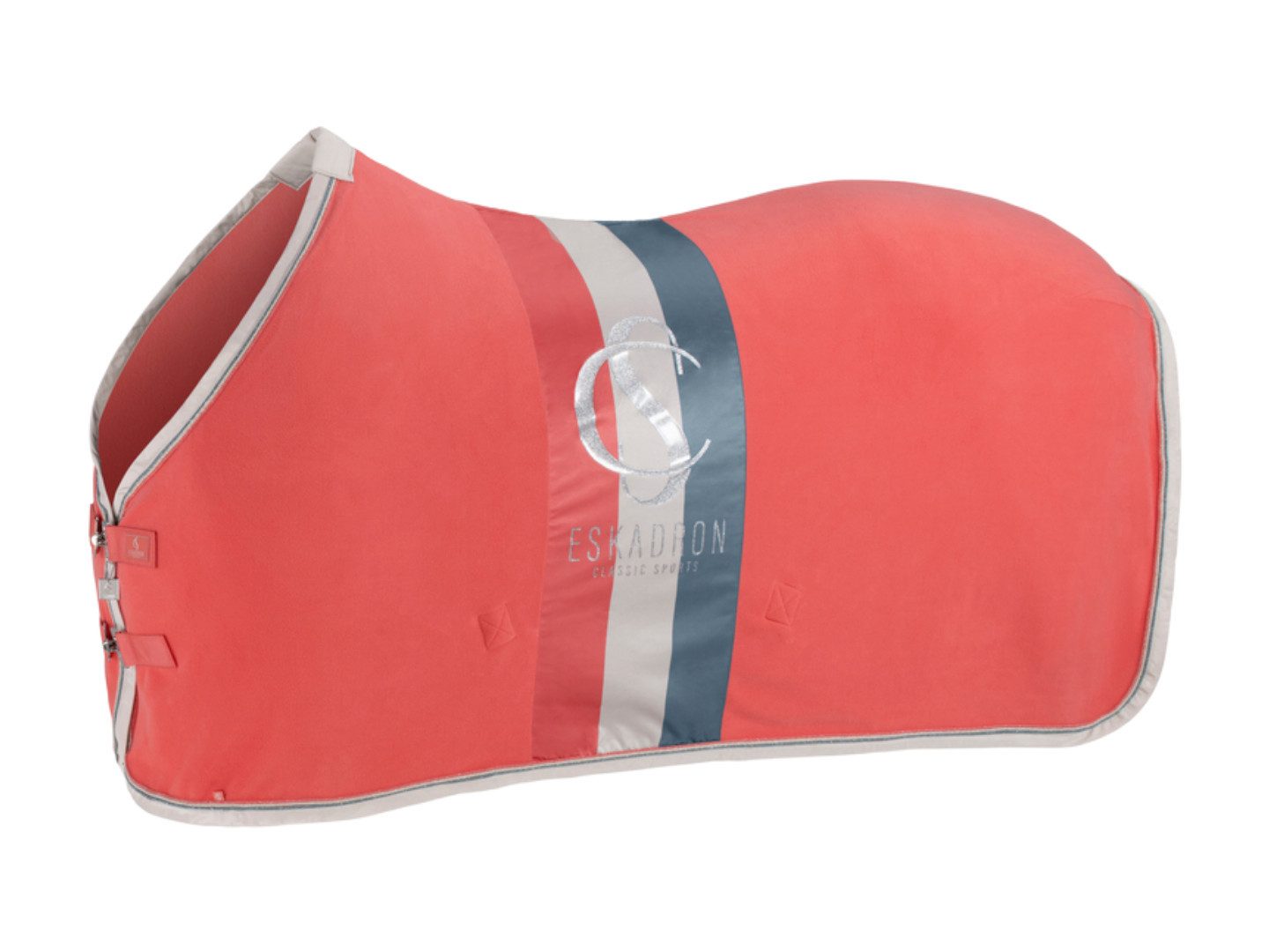 Eskadron Pferde-Abschwitzdecke Abschwitzdecke Classic Sports Fleece Stripe