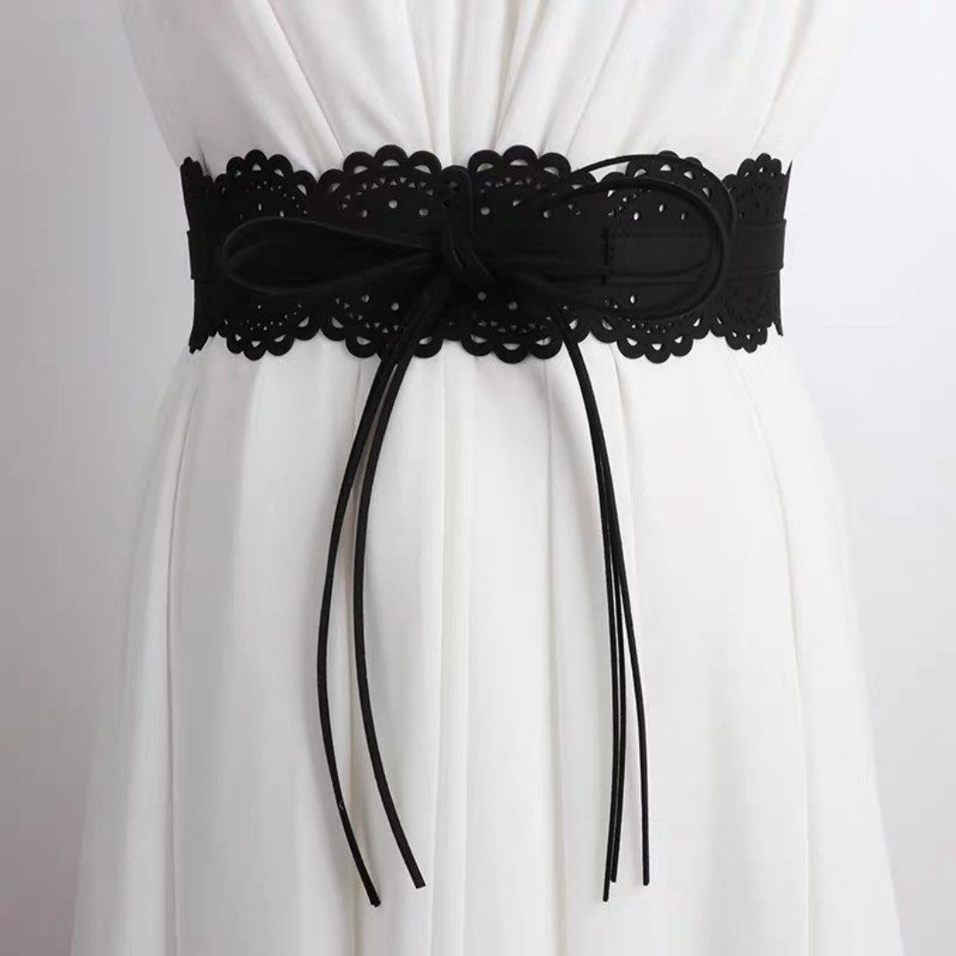 Bwecuy Hüftgürtel Damen Boho gürtel, Taillengürtel, Bindgürtel, Breiter Taillengürtel – Bild 2 von 5