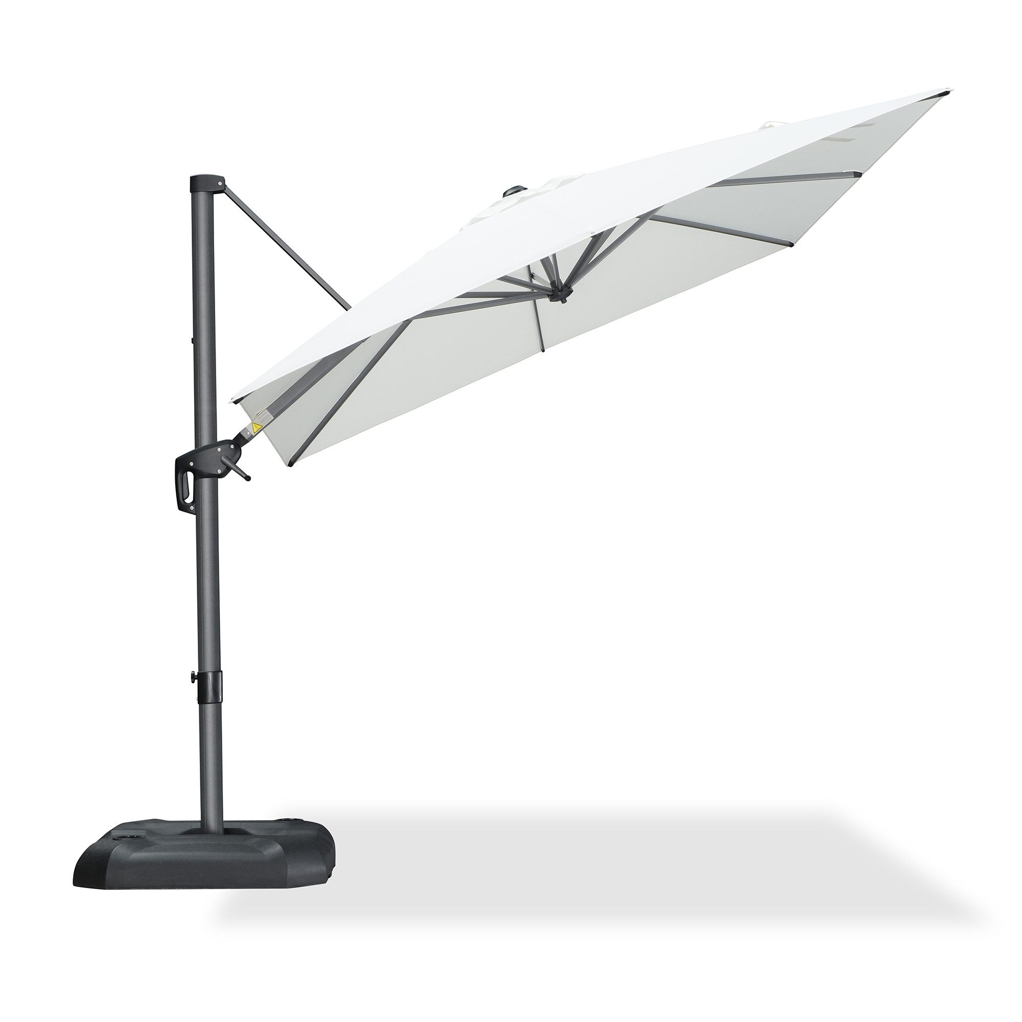 PURPLE LEAF Ampelschirm Quadratischer Terrassenschirm, Alu günstig online kaufen