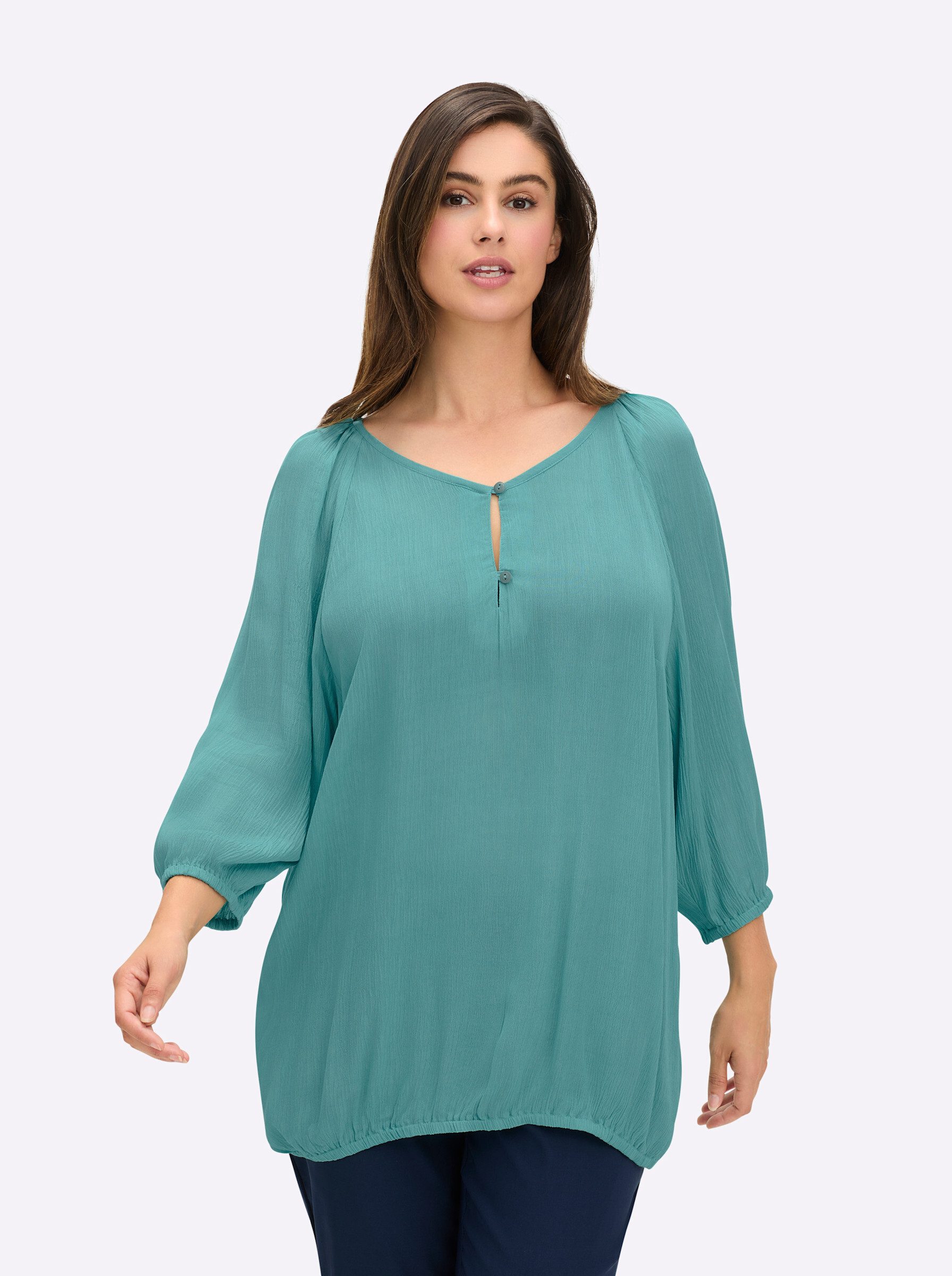 Sheego Klassische Bluse Tunika . günstig online kaufen
