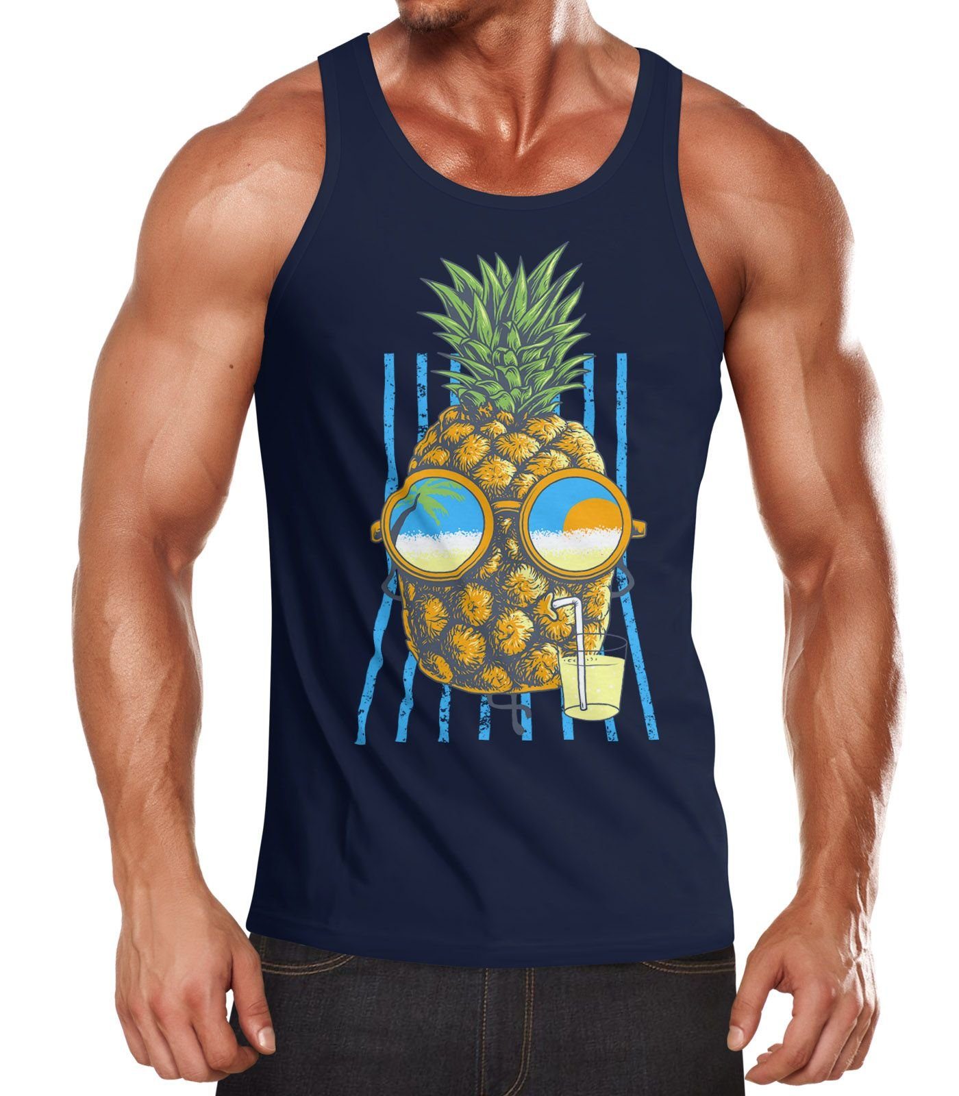 Neverless Tanktop Herren Tank Top chilling günstig online kaufen
