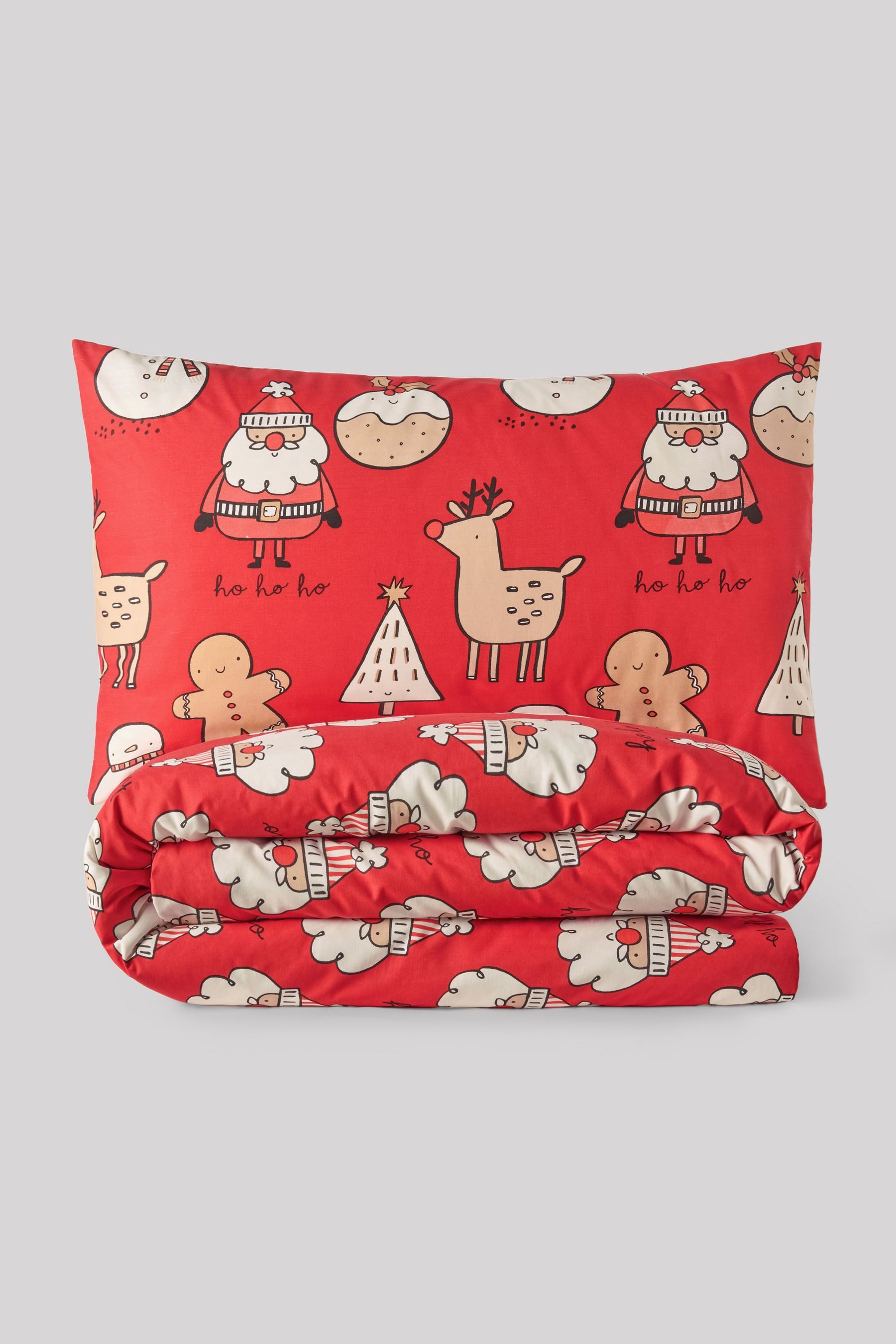 Next Bett-Set Bettbezug und Kissenbezug mit Weihnachtsmotiv, Bezug: Polyest günstig online kaufen