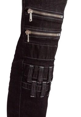 Kosmo Lupo 5-Pocket-Jeans Auffällige Herren Hose BA-KM8006 mit Aufgesetzten Applikationen