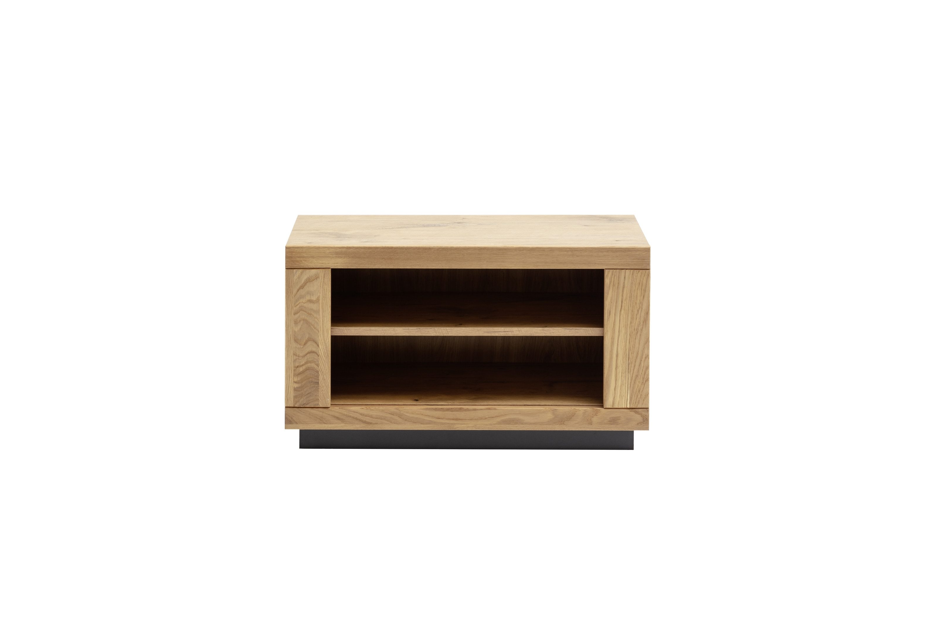 freiraum Schuhbank GRENO, in Eiche, Massivholz / Holzwerkstoff - 80x46,5x40cm (BxHxT)