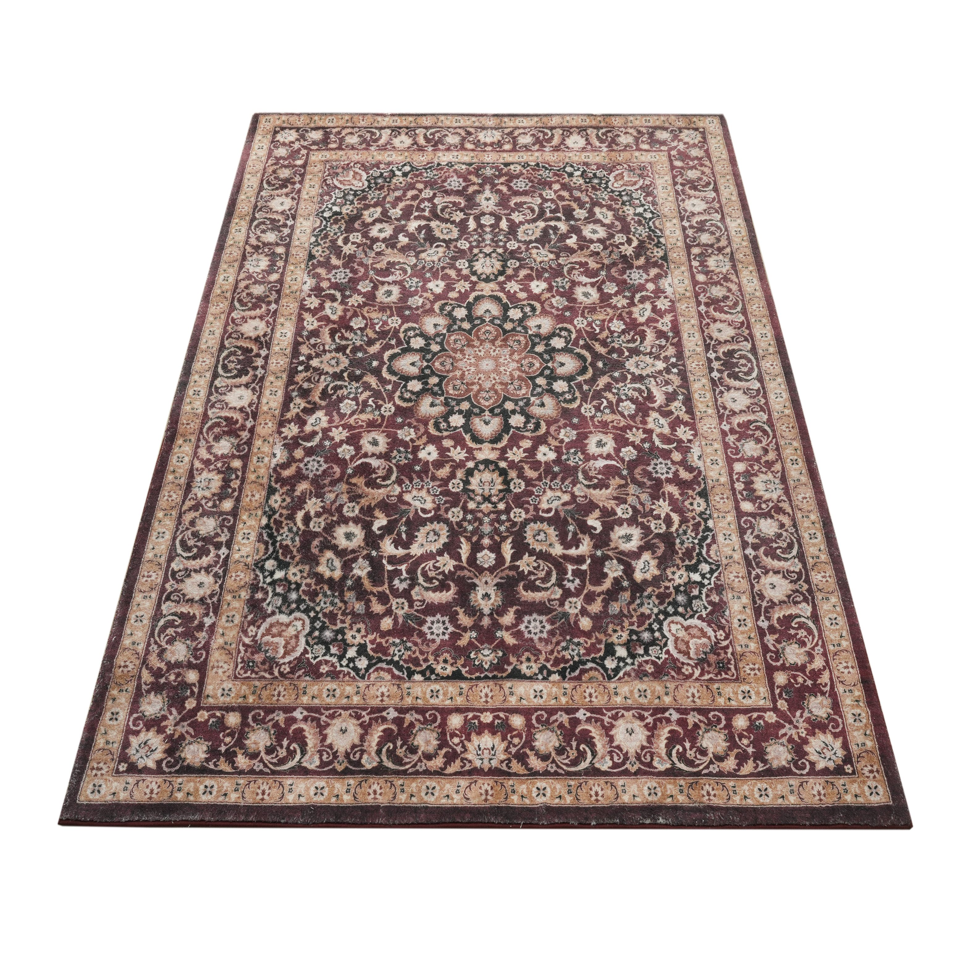 OTTO home Teppich Omar, Druckteppich, orientalisches Design, mehrfarbig, bedruckt, rechteckig, Höhe: 13 mm, Orient-Optik, Vintage Design, weich, Wohnzimmer, Schlafzimmer
