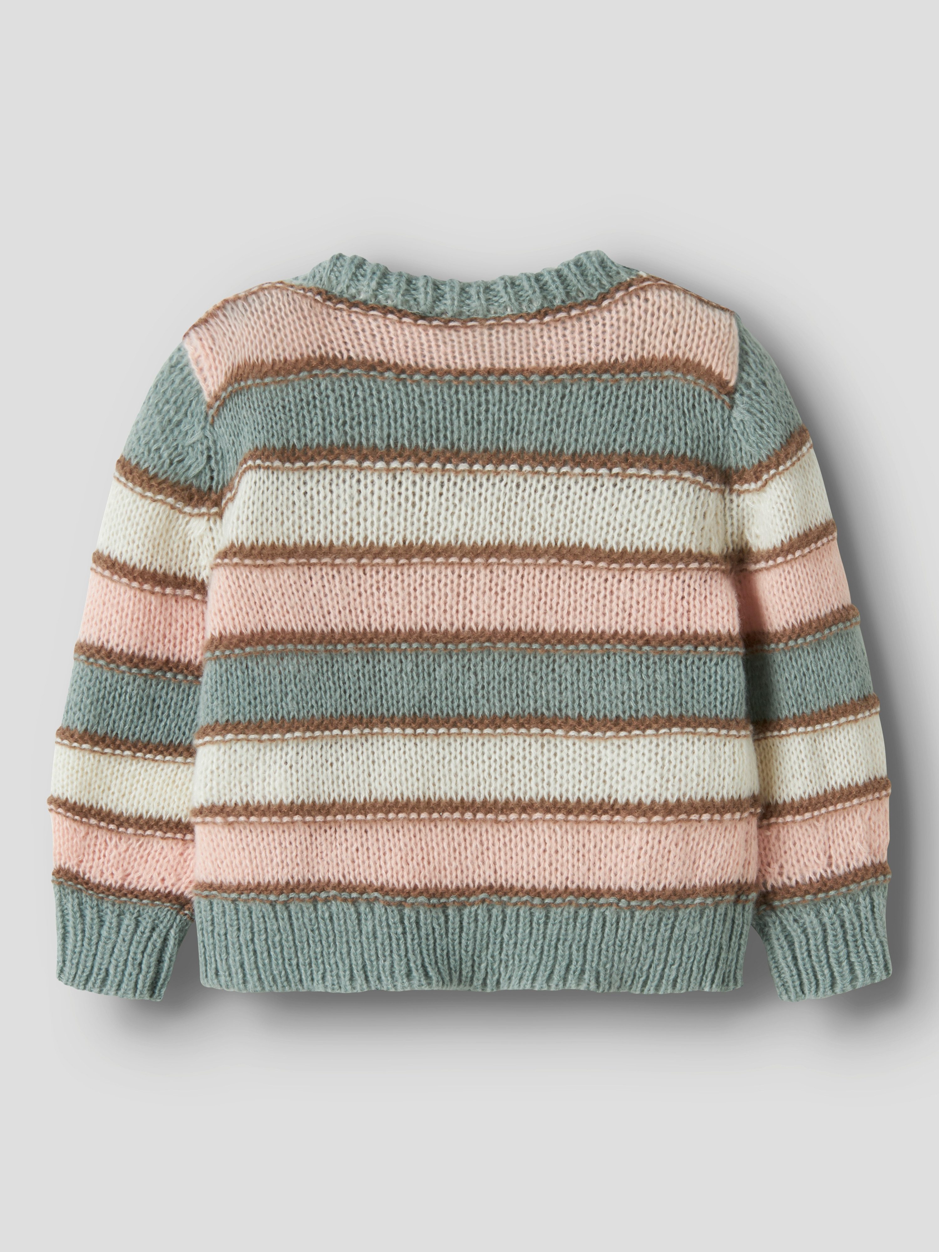Name It Rundhalspullover NMFLERNORT LS KNIT Kunstfaser, regular fit
