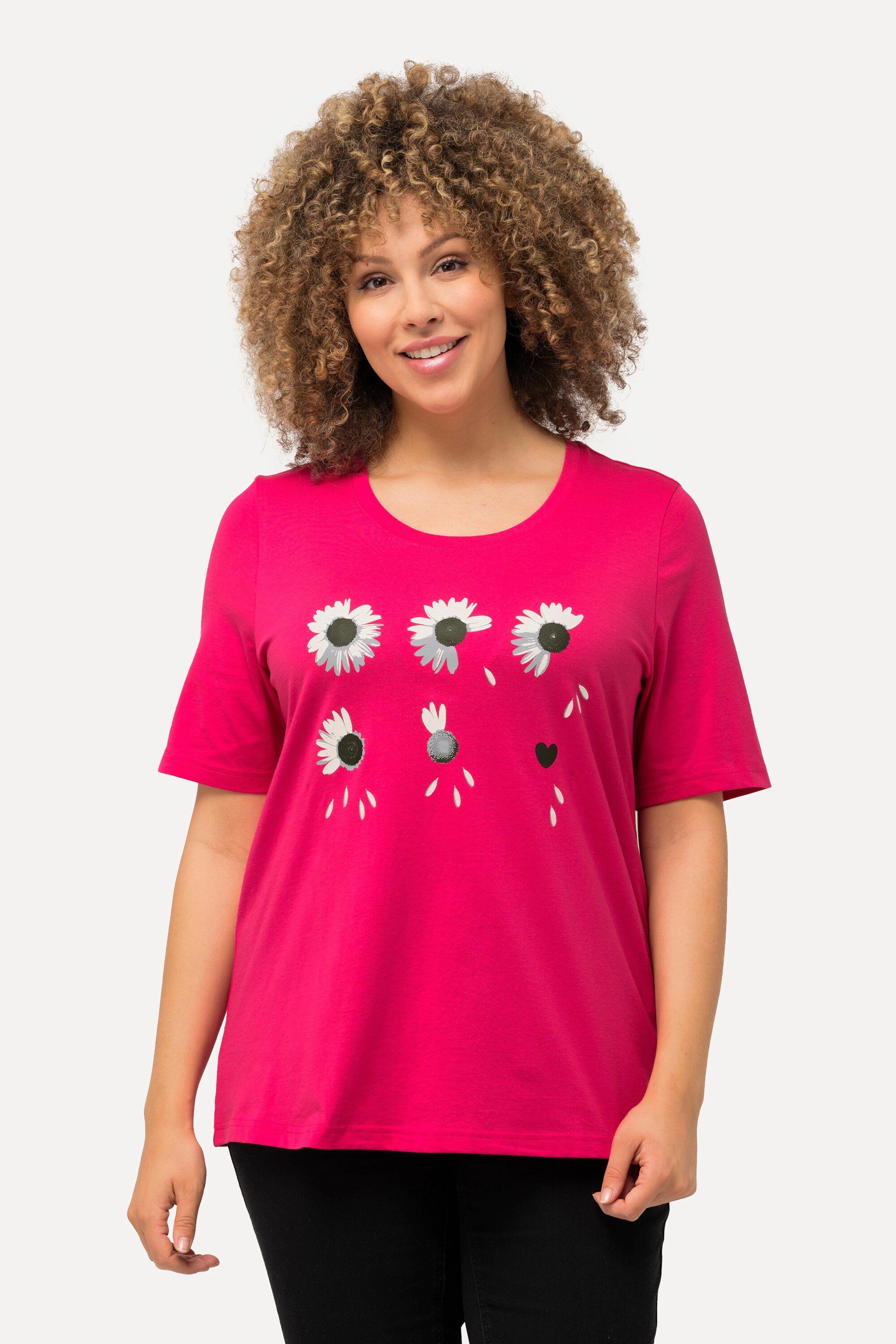 Ulla Popken T-Shirt T-Shirt Blüten Classic günstig online kaufen