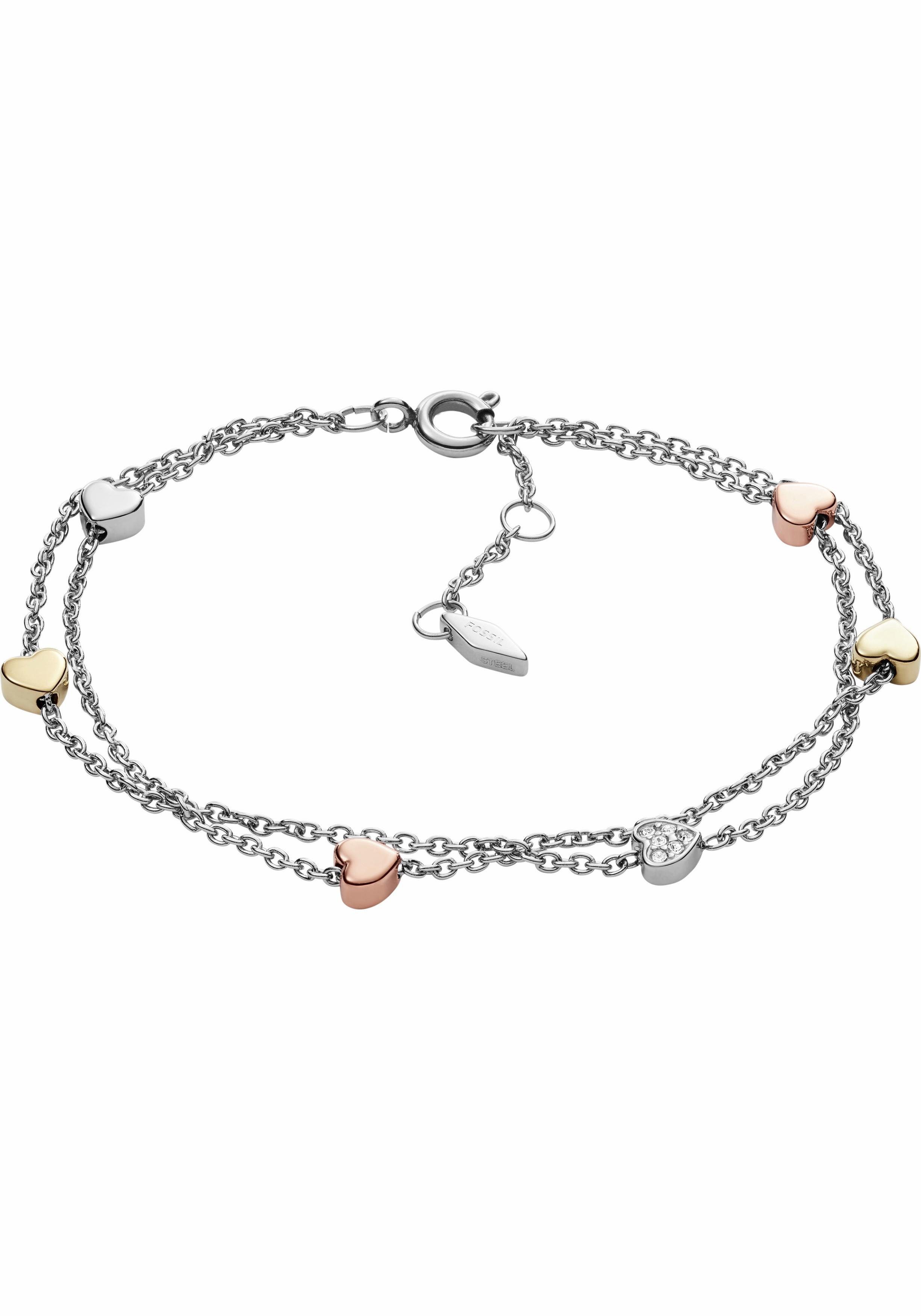 Edelstahlarmband Herzen, VINTAGE MOTIFS, JF02854998