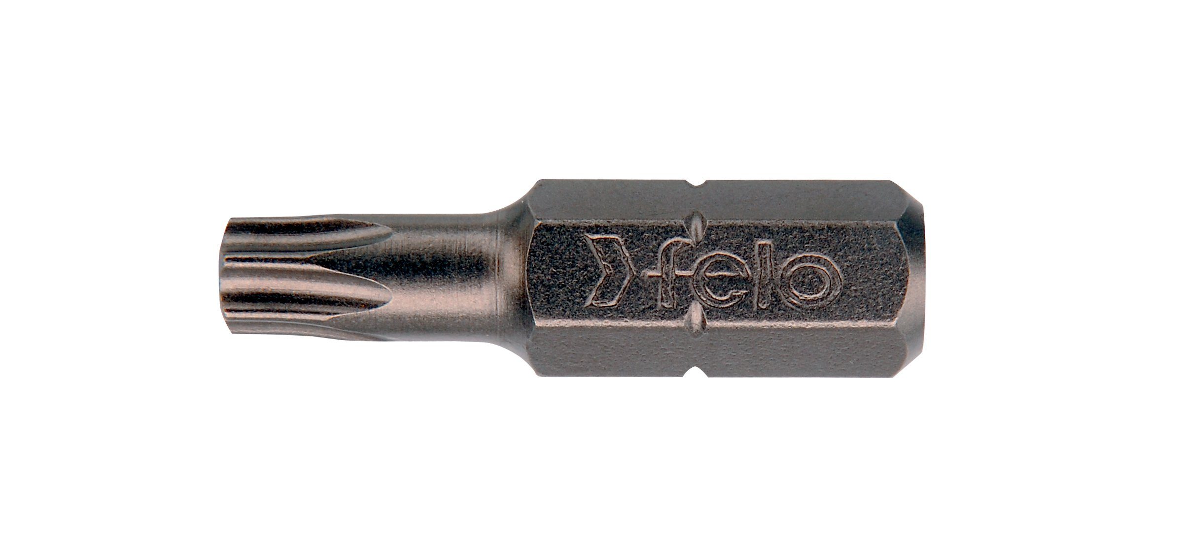 (10 Bit, 07 TR x Felo Stück) Industrie Felo Torx-Bit Tx 6,3 C 25mm