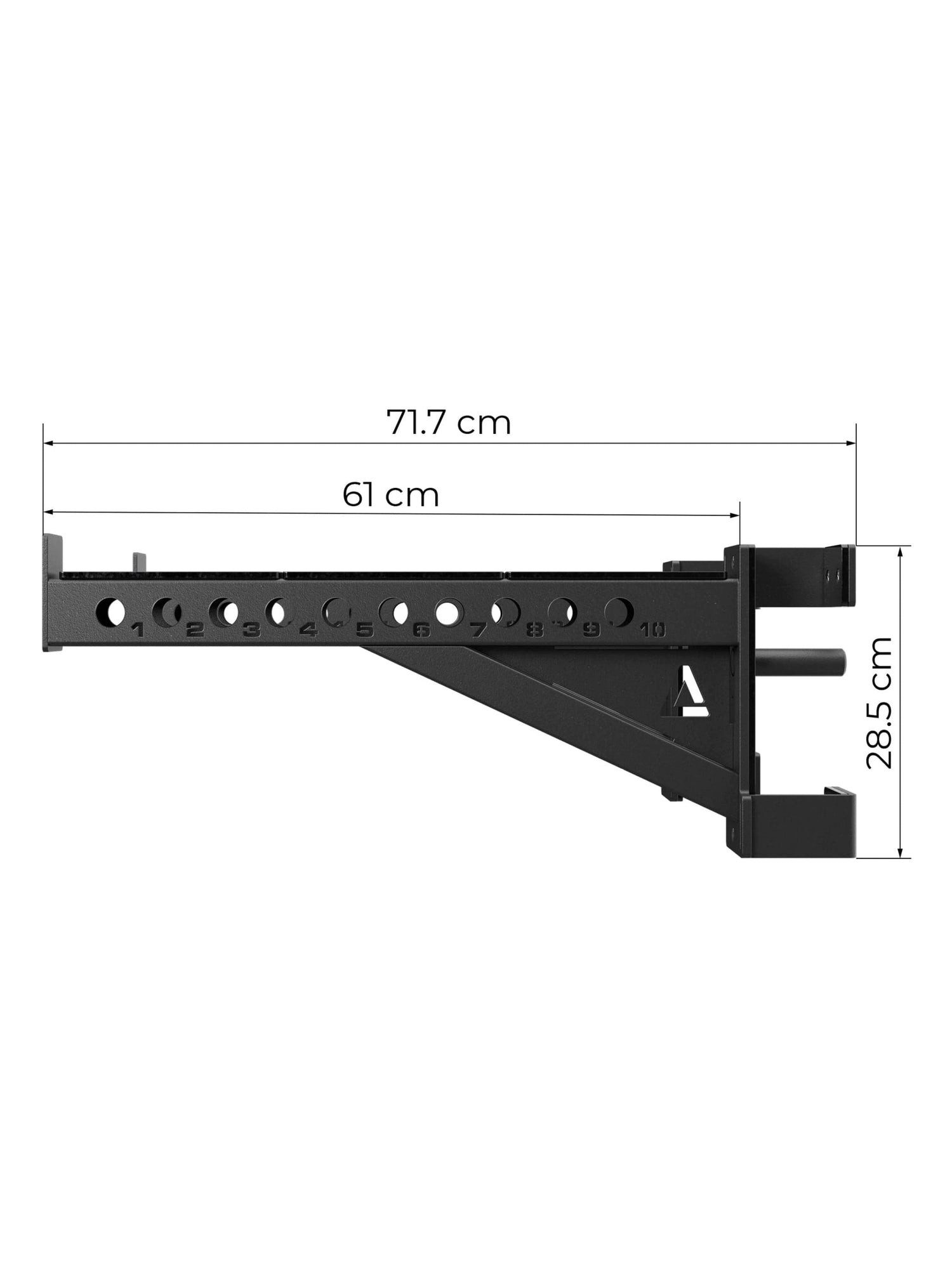 ATLETICA Power Rack R8 Spotter Arme, Paar, Belastbar, 61 cm lang
