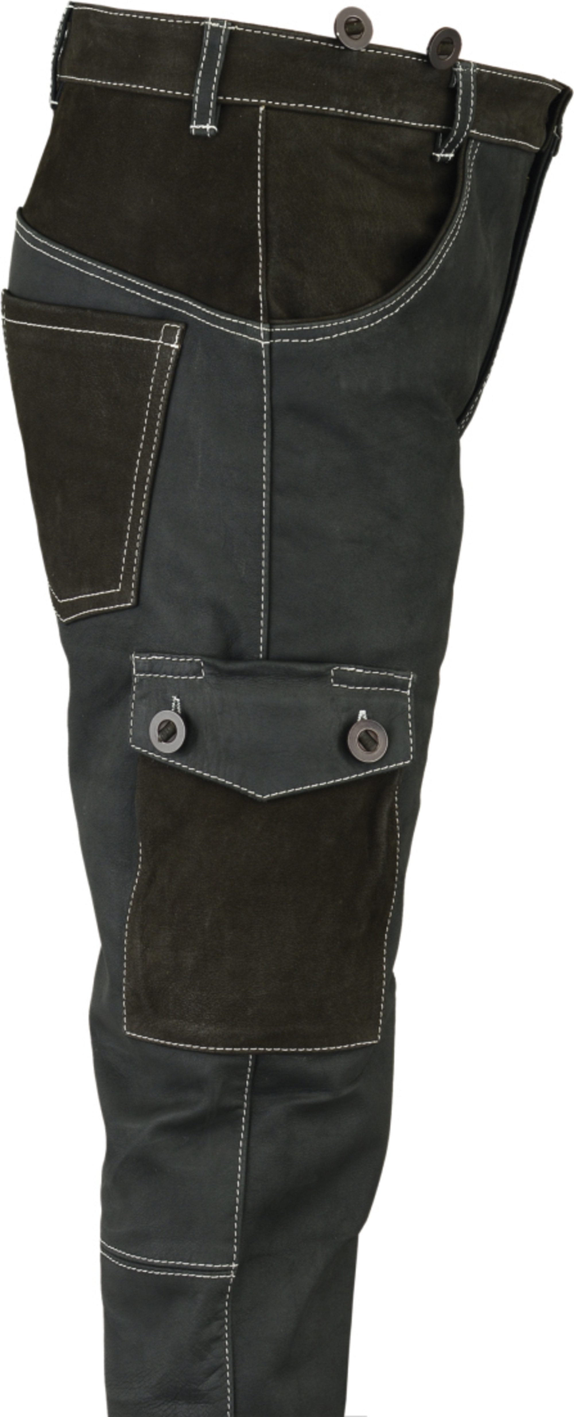Fuente Leather Wears Bikerhose Lange Lederjeans Herren 5 Pocket Lederhose N günstig online kaufen