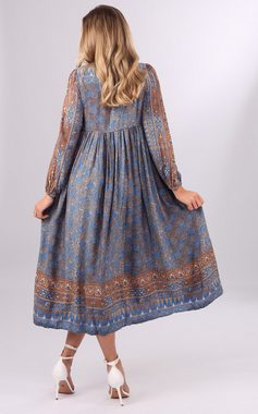 YC Fashion & Style Sommerkleid „Luftiges Sommerkleid mit Blumen- und Paisleymuster „ Alloverdruck, Boho, Hippie, gemustert