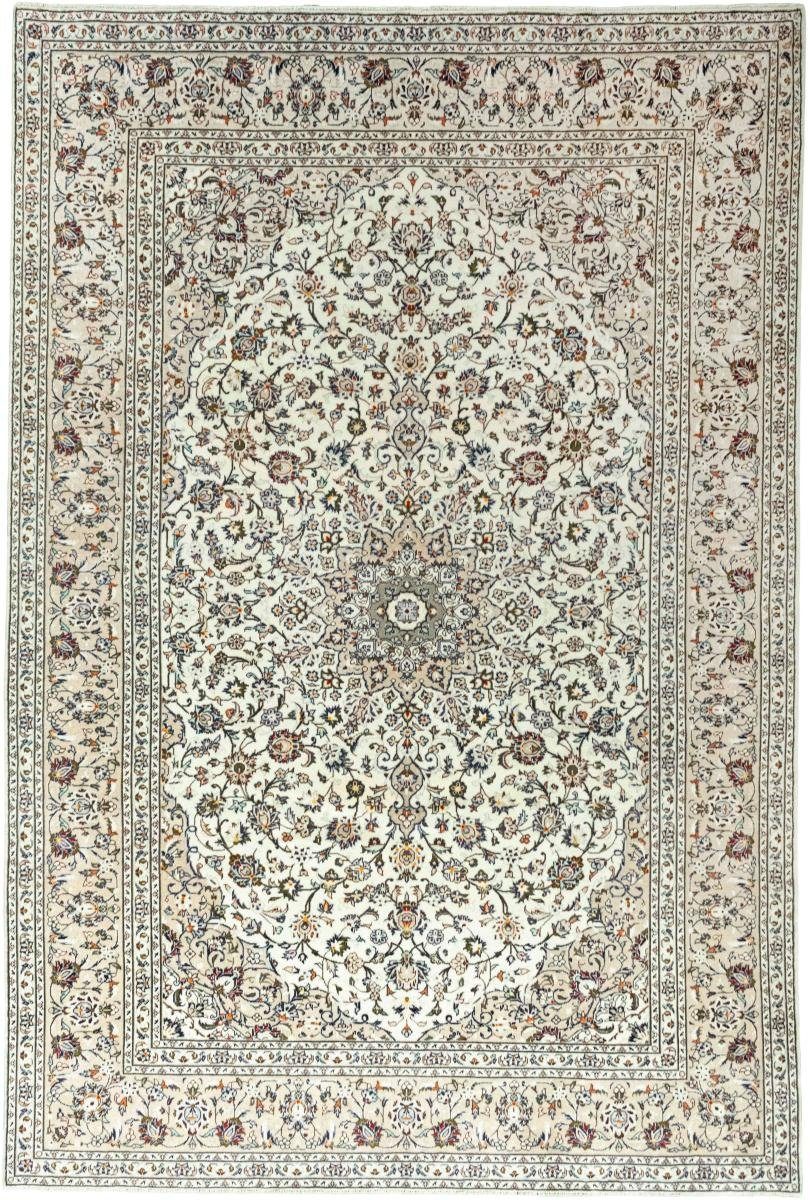 Orientteppich Keshan 242x360 Handgeknüpfter Orientteppich / Perserteppich, Nain Trading, rechteckig, Höhe: 12 mm