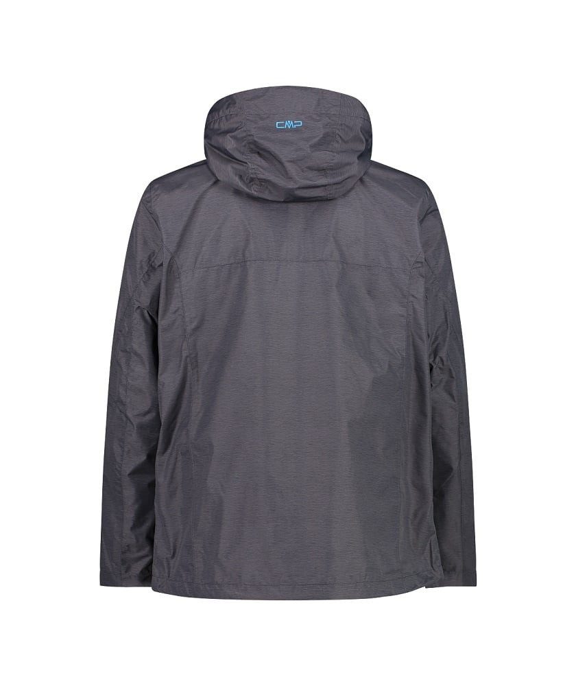 CMP Regenjacke mit abnehmbarer Kapuze anthrazitgrau Herren günstig online kaufen