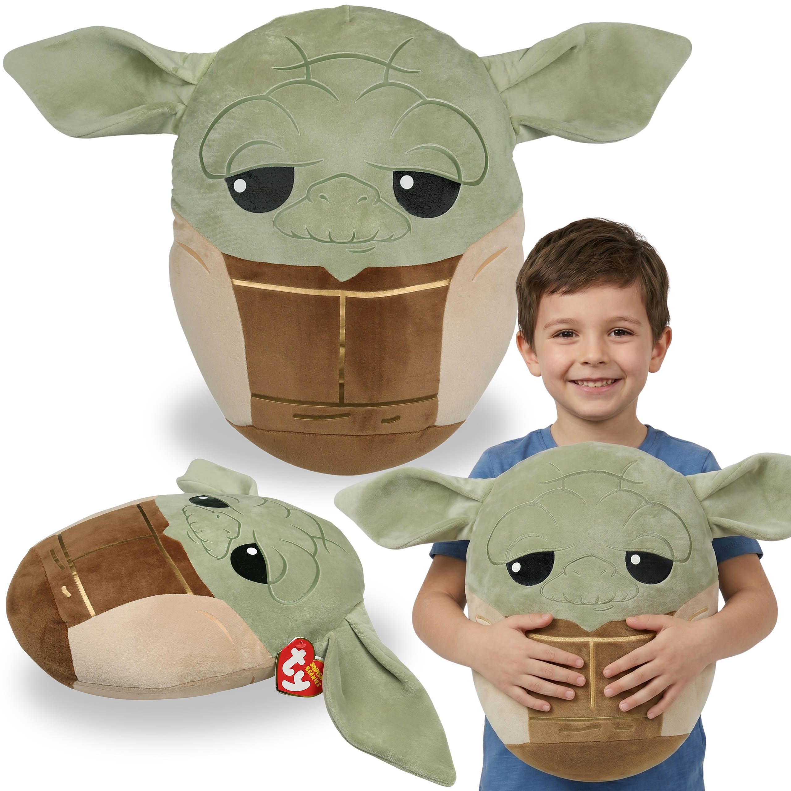 Ty® Dekokissen TY Star Wars Yoda Dekokissen, Squishy Beanies, groß, 38 cm