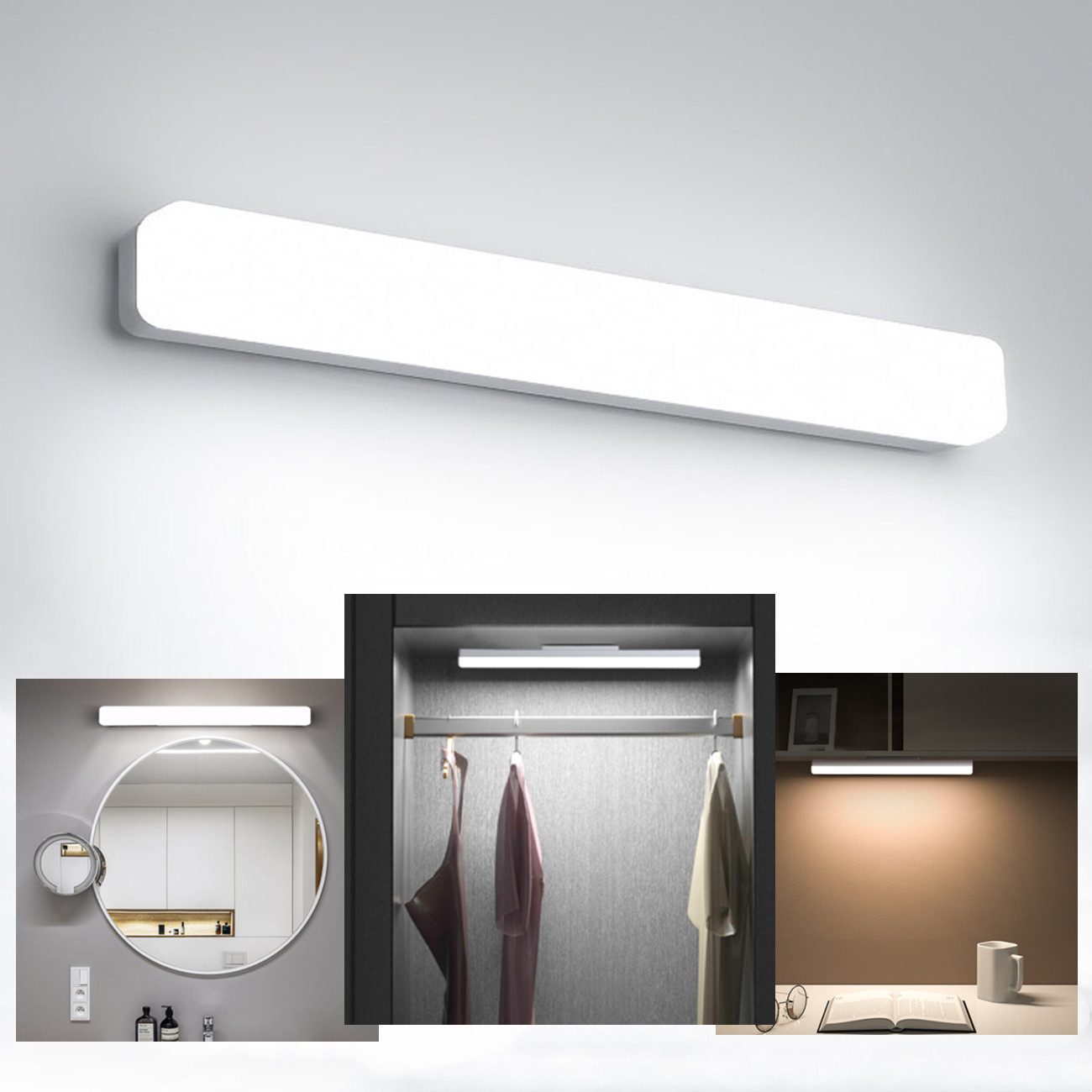 WILGOON LED Spiegelleuchte 18W Badlampe Spiegellampe günstig online kaufen