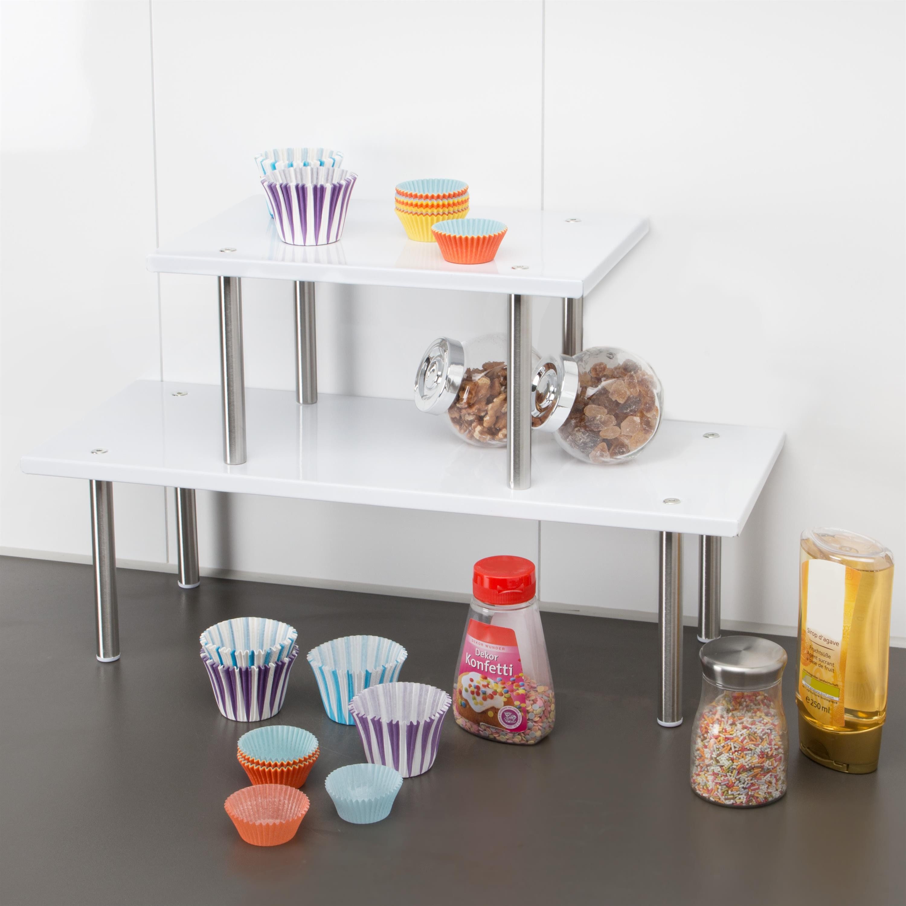 bremermann Küchenregal Küchenregal, Universalregal, Gewürzregal, weiß günstig online kaufen