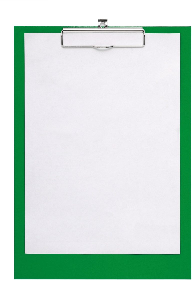 Schreibmappe Klemmbrett A4 Color grün