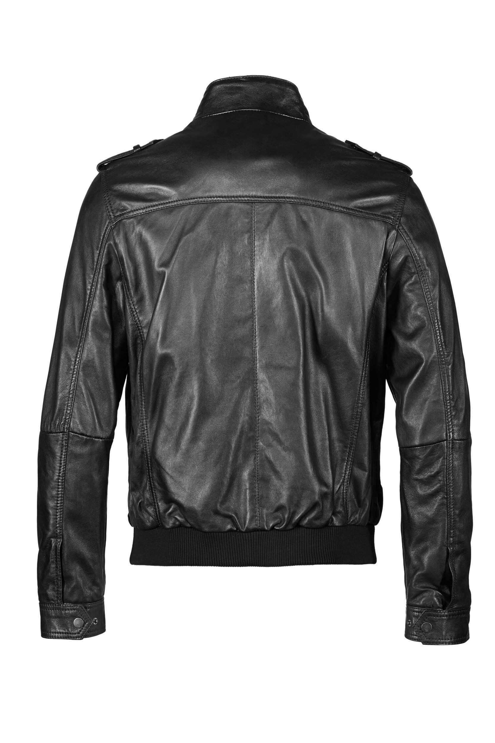 H.I.S Lederjacke (1-St) mit Stehkragen günstig online kaufen
