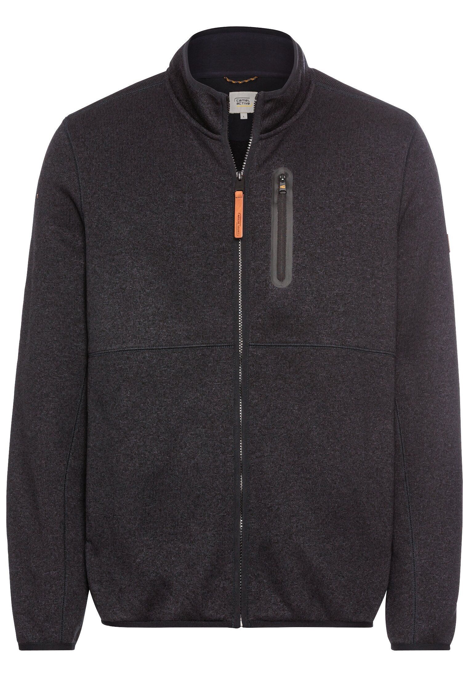 Fleecejacke mit Reißverschluss Langarm