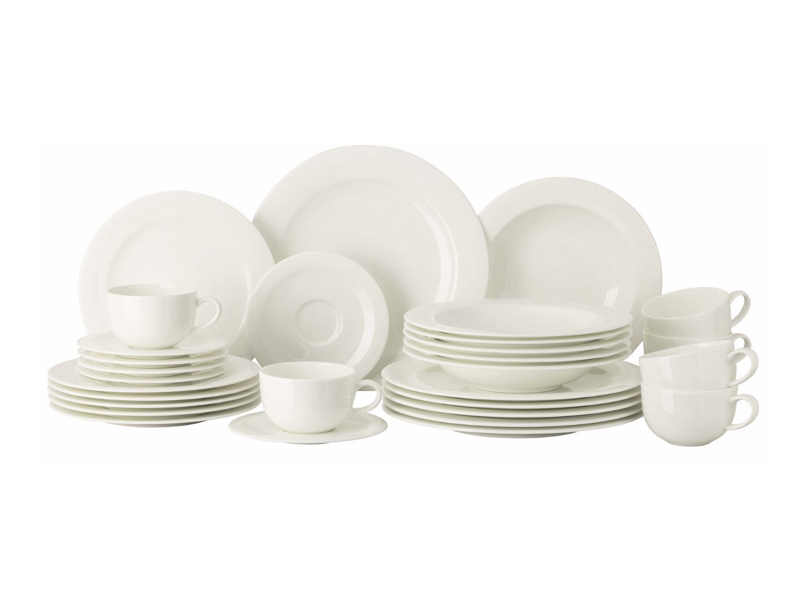 Rosenthal Geschirr-Set Sensai White Geschirrset 30tlg, Bone China