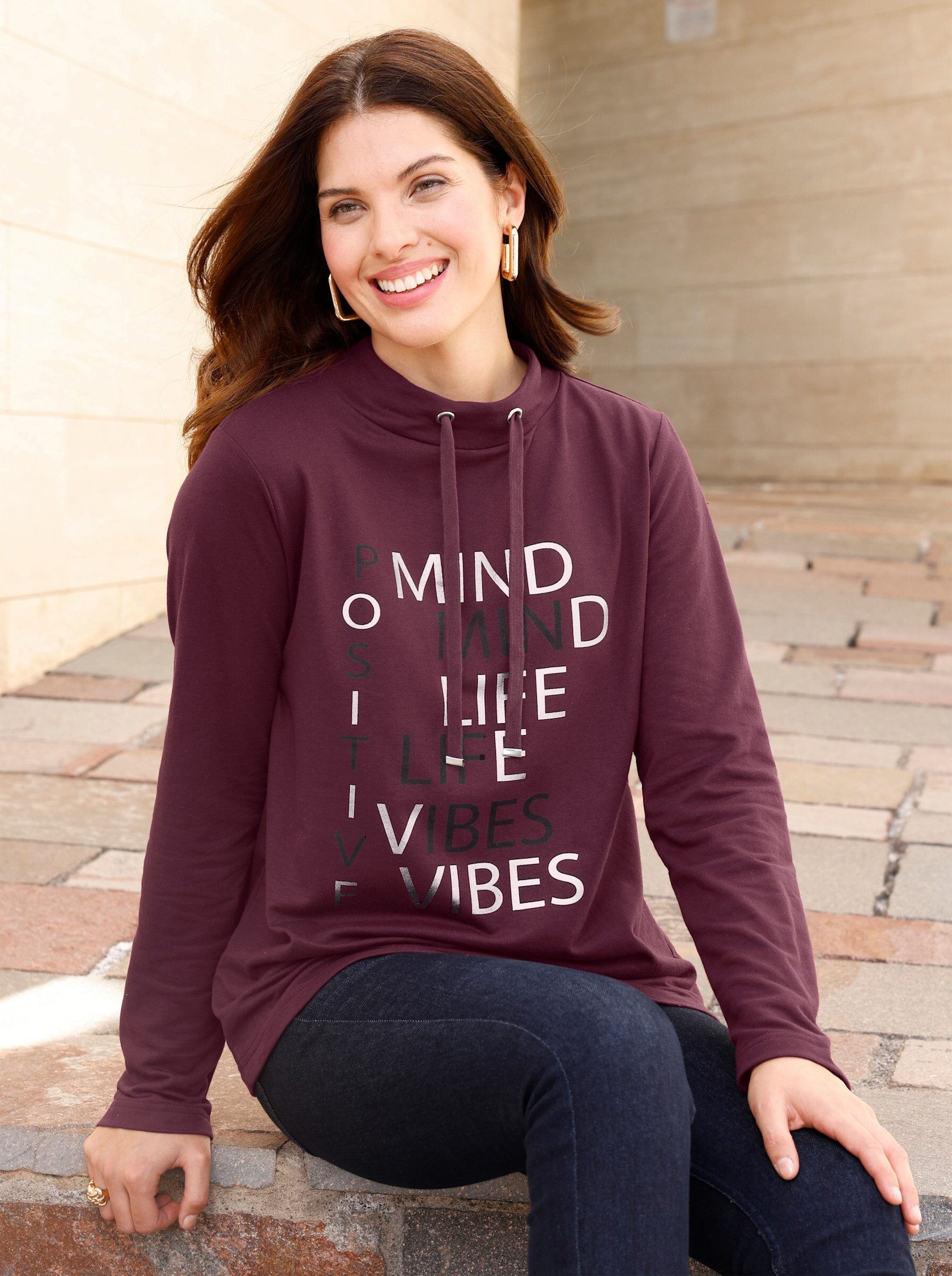Sieh an! Sweater Sweatshirt Langarm