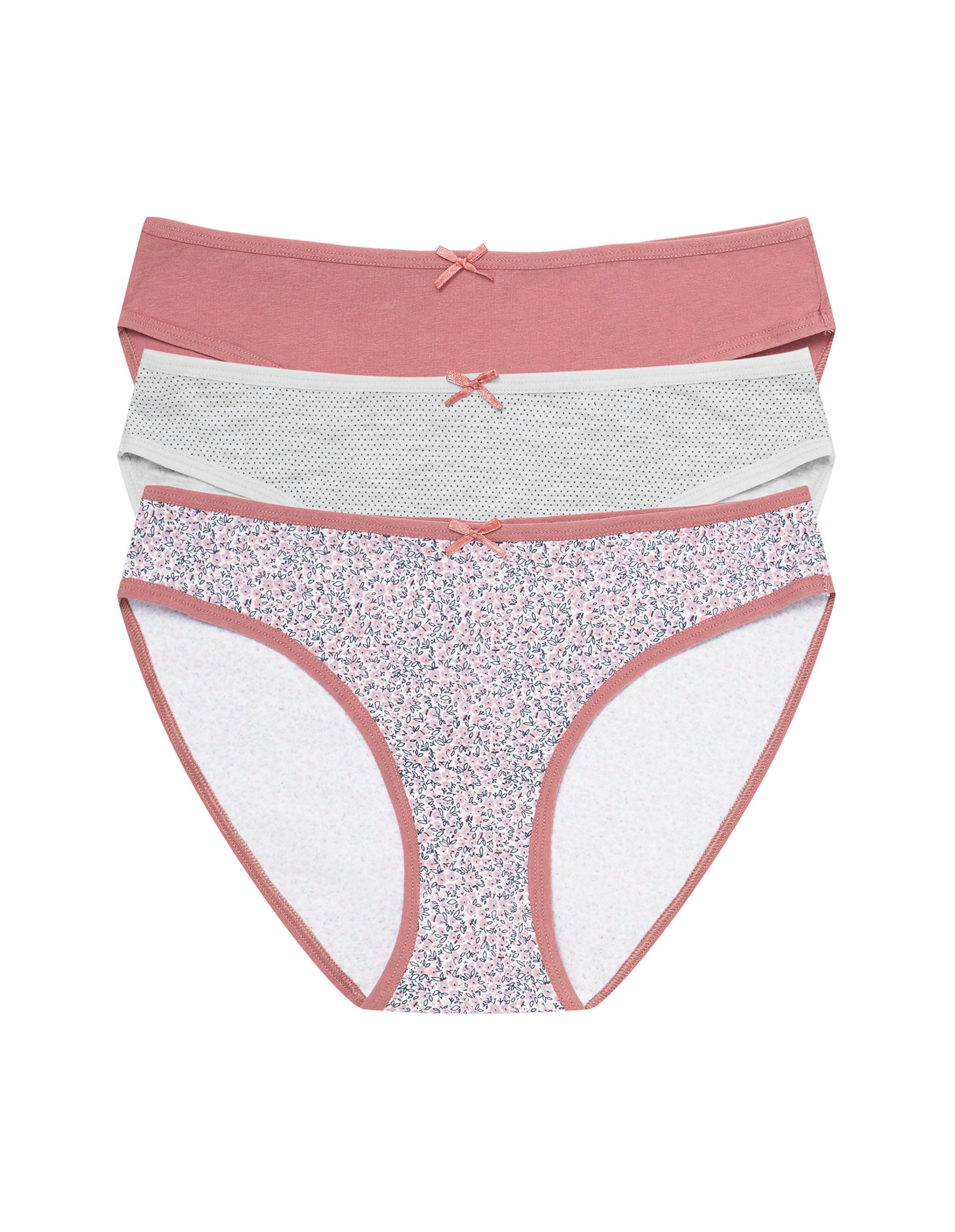 Henderson Slip Slip Mi Mi im 3er Pack, nahtlos, Animal Print, Baumwoll Jersey (3er-Pack)