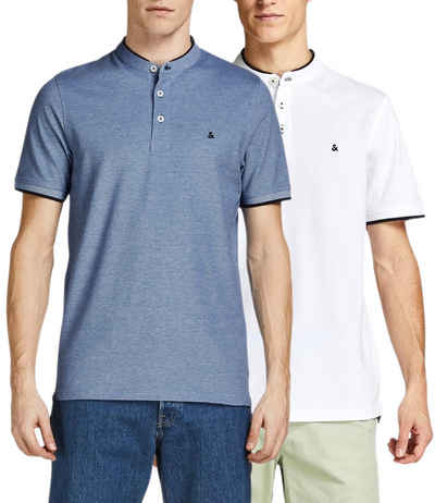 Jack & Jones Poloshirt (Set) Basic Shirt in Unifarben im Doppelpack