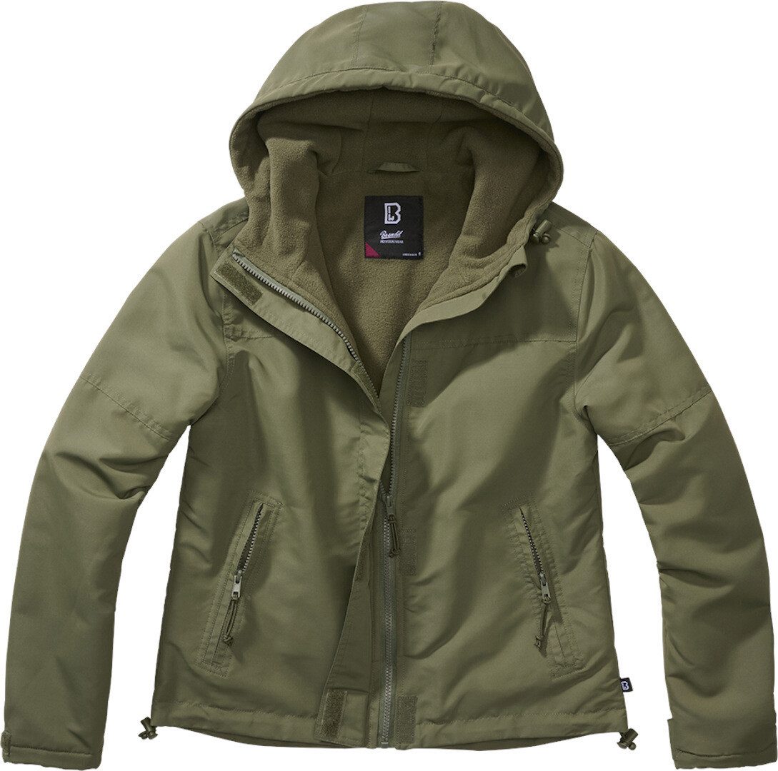 Allwetterjacke Windbreaker Frontzip Damen Jacke