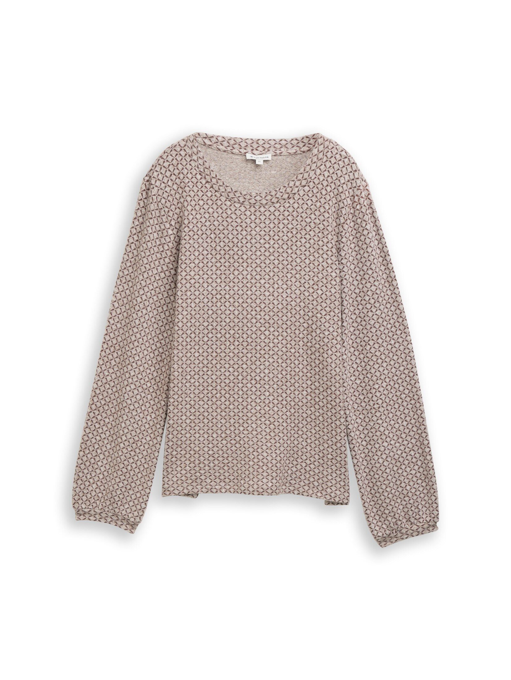 TOM TAILOR Langarmshirt T-Shirt Langarmshirt mit Muster