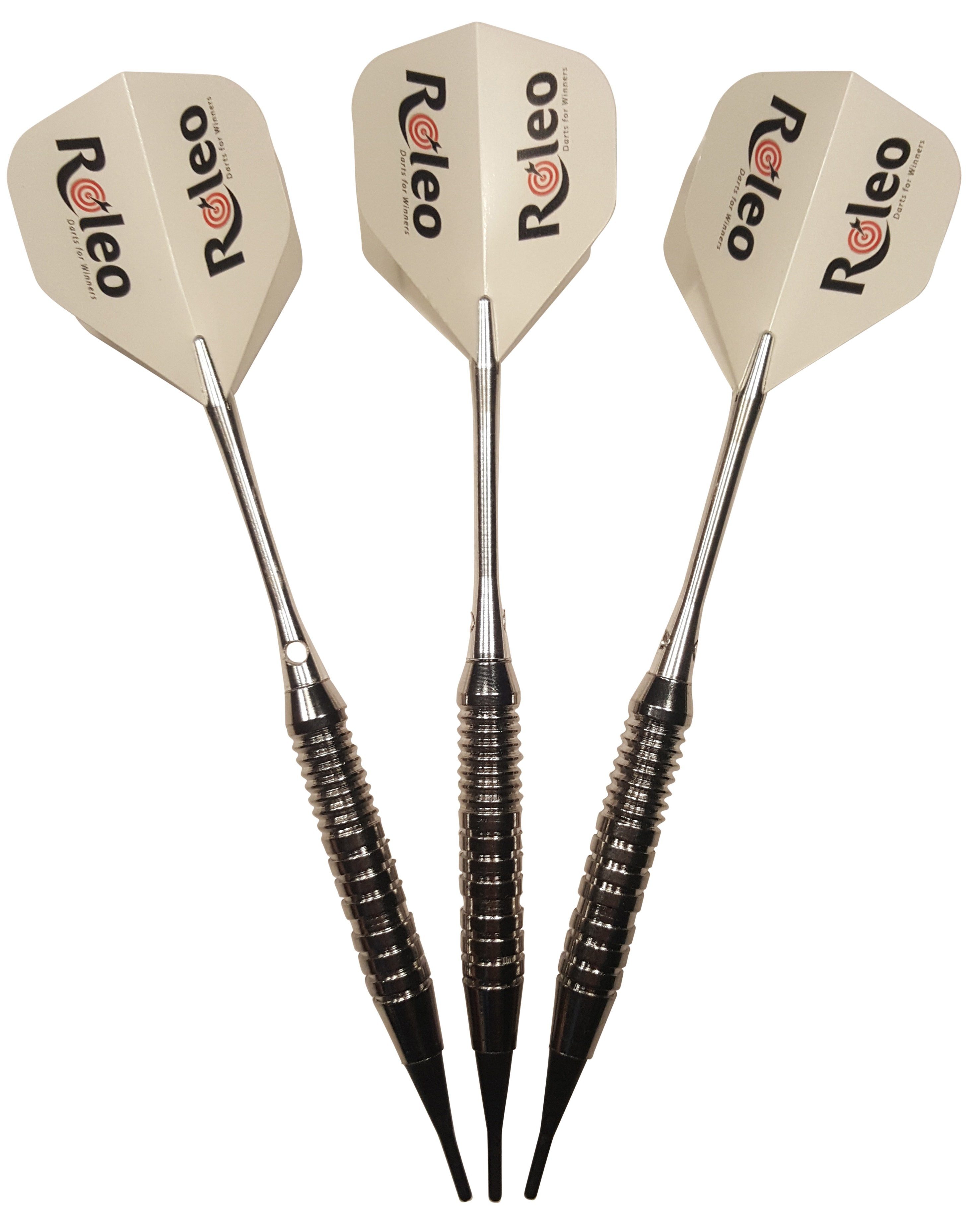 Softdarts Roleo - - Dartpfeil 18g inkl. 3er Dartbox Pfeile - Roleo Set RS-3