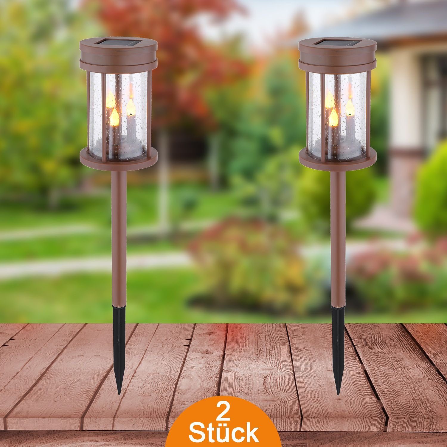 erfinden Überlauf Dekoration led solarlampe garten auf