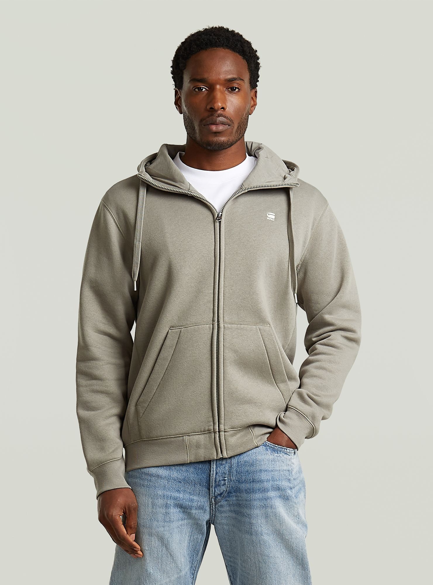 G-STAR Longpullover Premium Core Hooded Zip Sweater