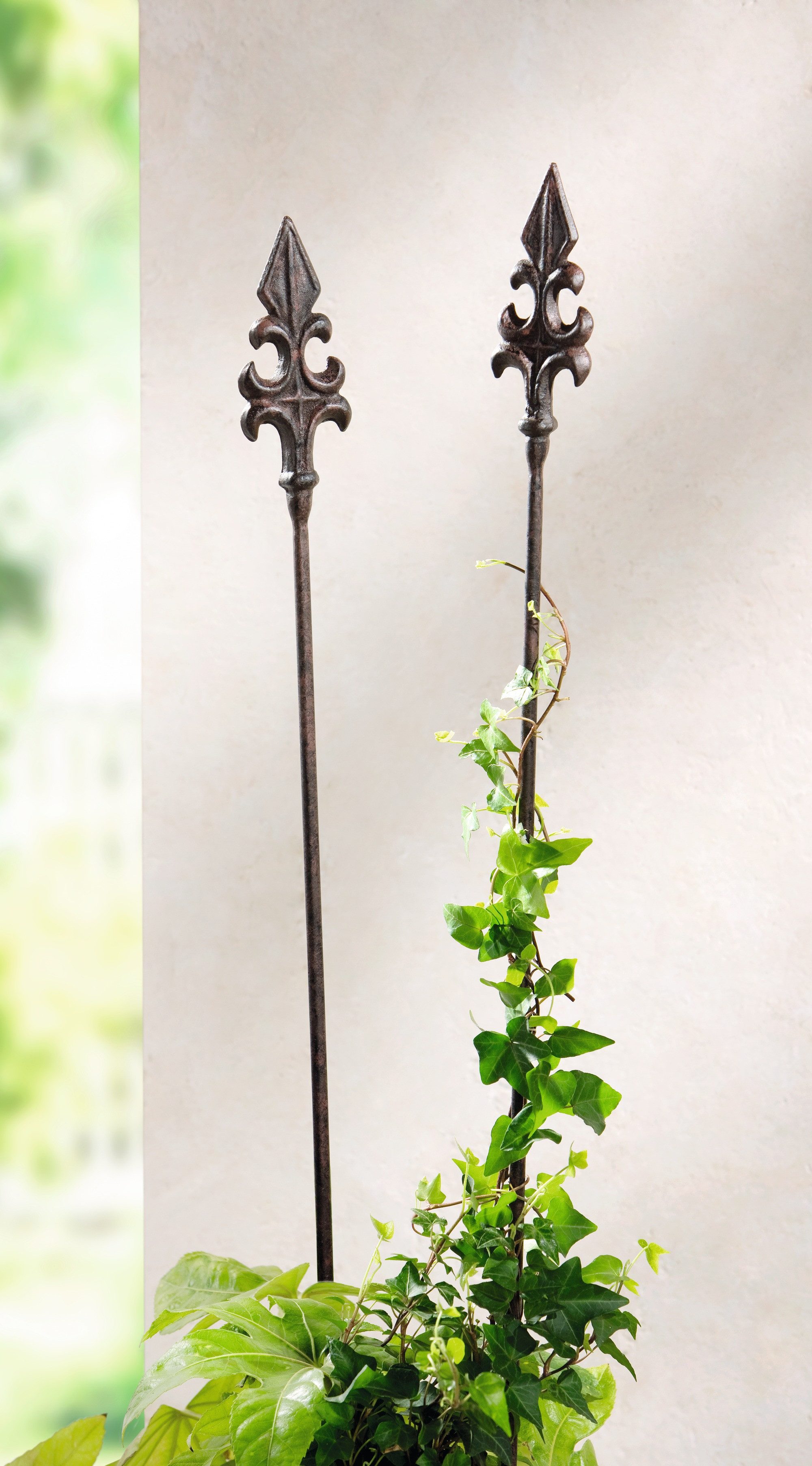 Dekoleidenschaft Gartenstecker "Französische Lilie", 110 cm günstig online kaufen
